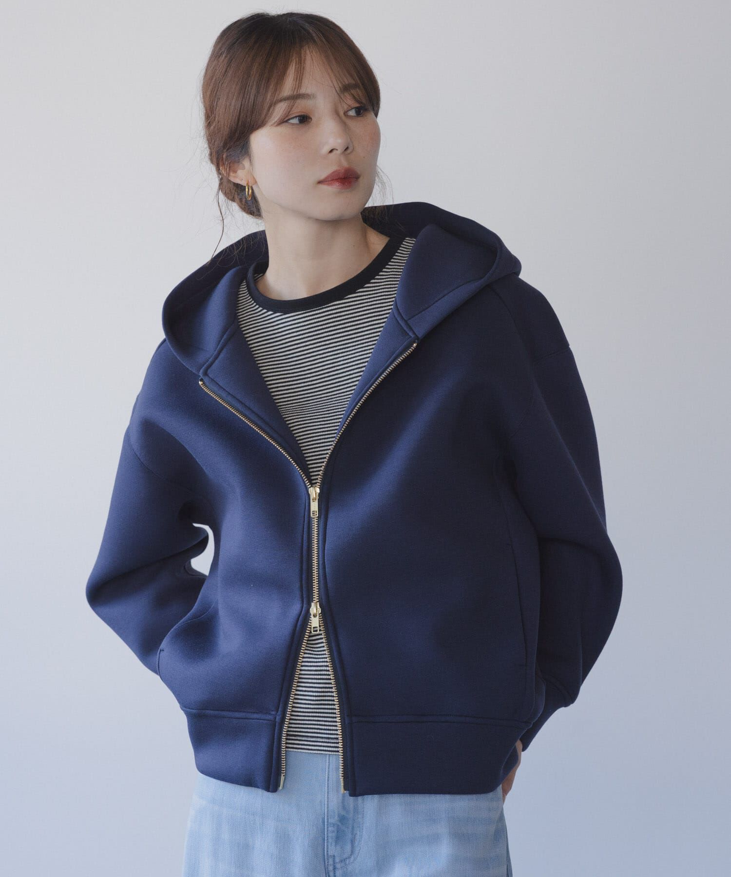 Sonny Label 「ダンボールZIPコクーンフーディー」|パーカー|