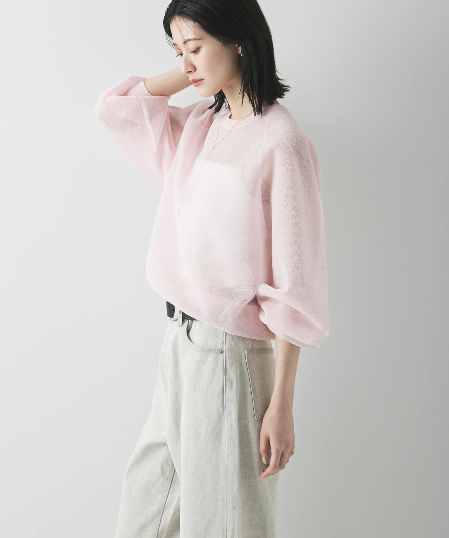 URBAN RESEARCH「リネン混スポンディッシュニット」|ニット・セーター|