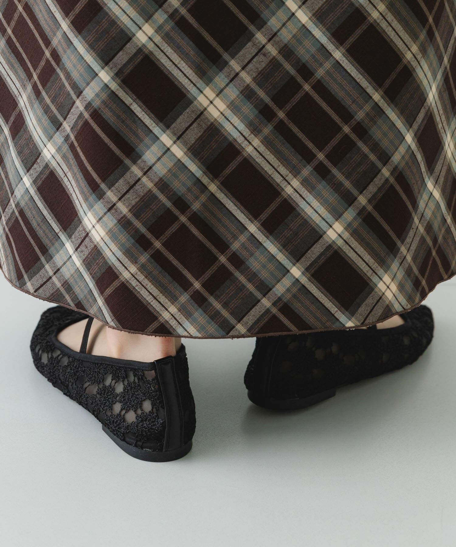 RODE SKO「フラワーシアーフラットシューズ」|バレエシューズ|