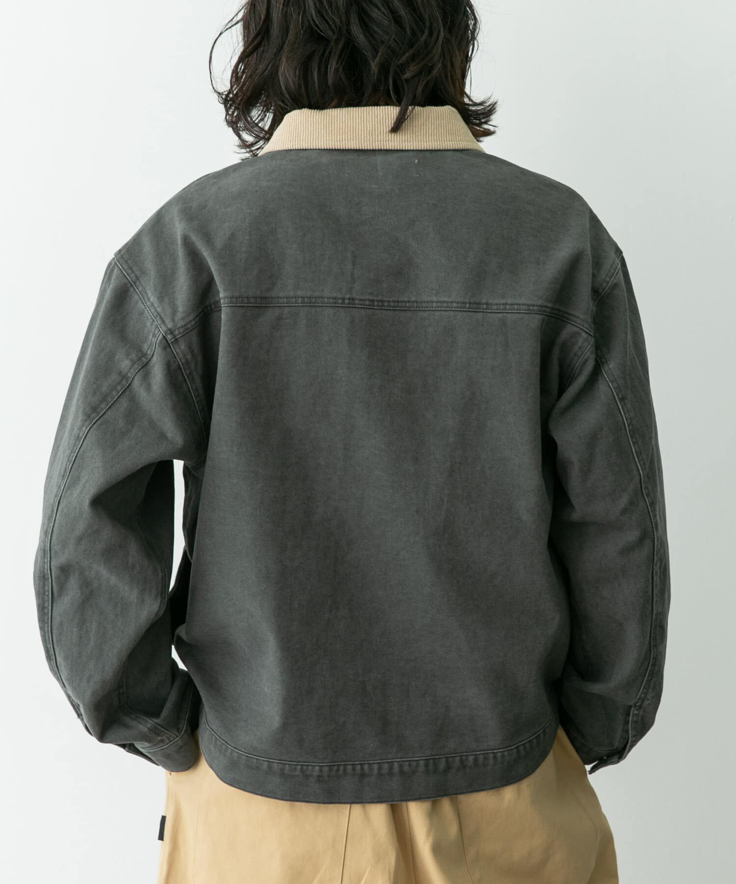 Sonny Label 「ウォッシュドツイル襟切替ジャケット」|ブルゾン・スタジャン|