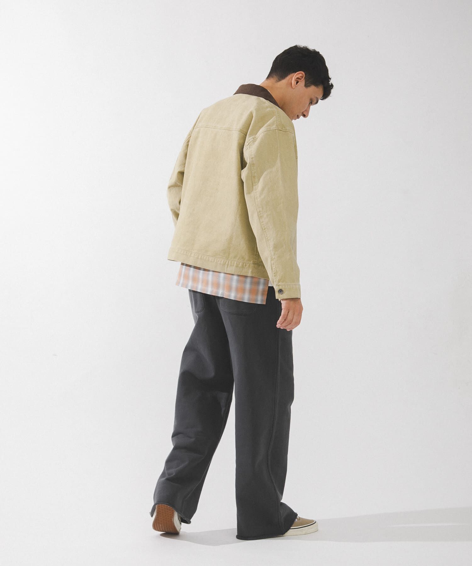 Sonny Label 「ウォッシュドツイル襟切替ジャケット」|ブルゾン・スタジャン|