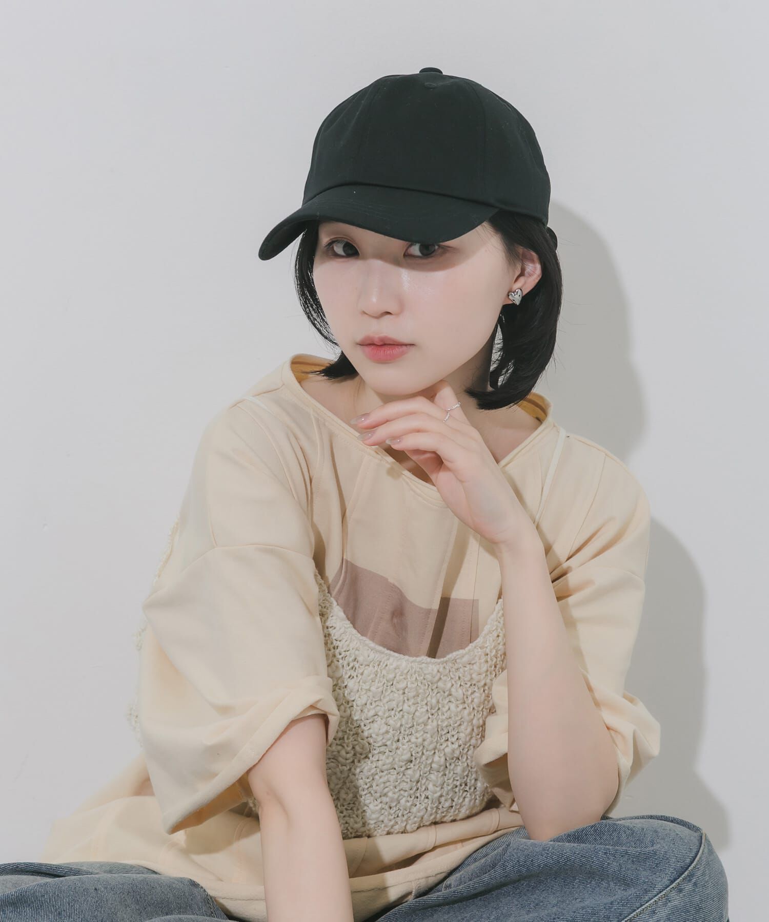 SMELLY「バックリボンキャップ」|キャップ・キャスケット|