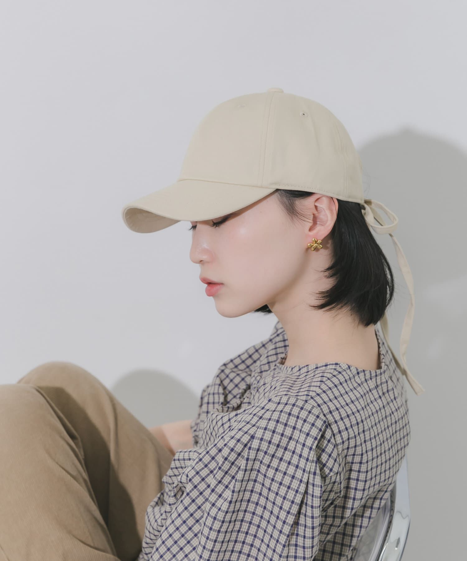 SMELLY「バックリボンキャップ」|キャップ・キャスケット|