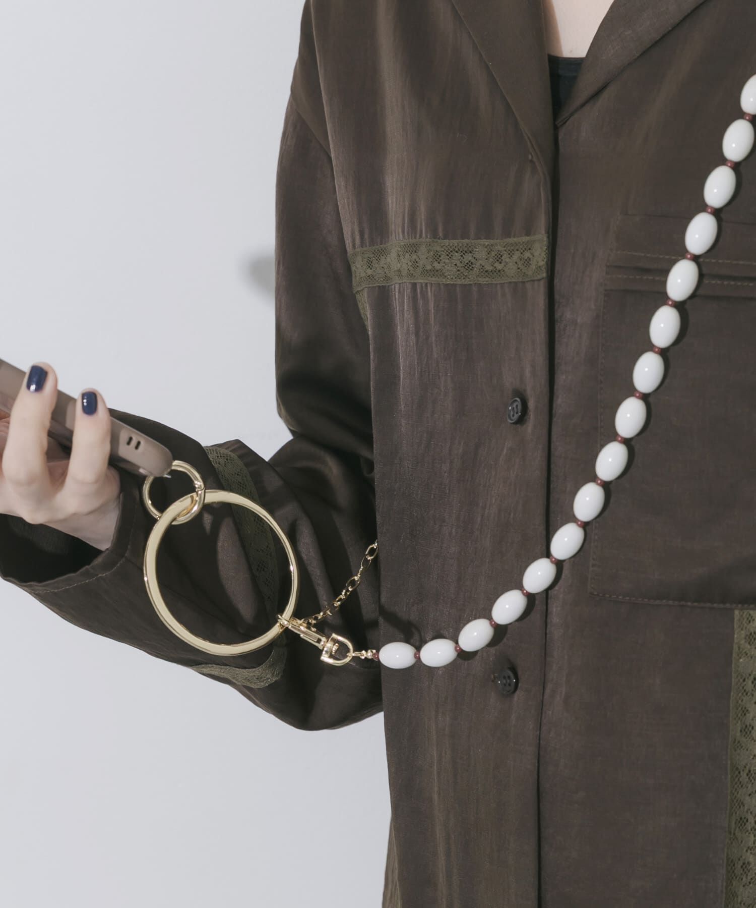 SMELLY「ビーズチェーンマルチショルダー」|モバイルケース|