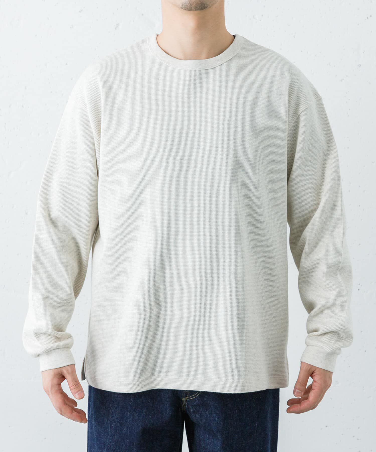 URBAN RESEARCH「『UR TECH』度詰めワッフルロングスリーブ」|Tシャツ・カットソー|