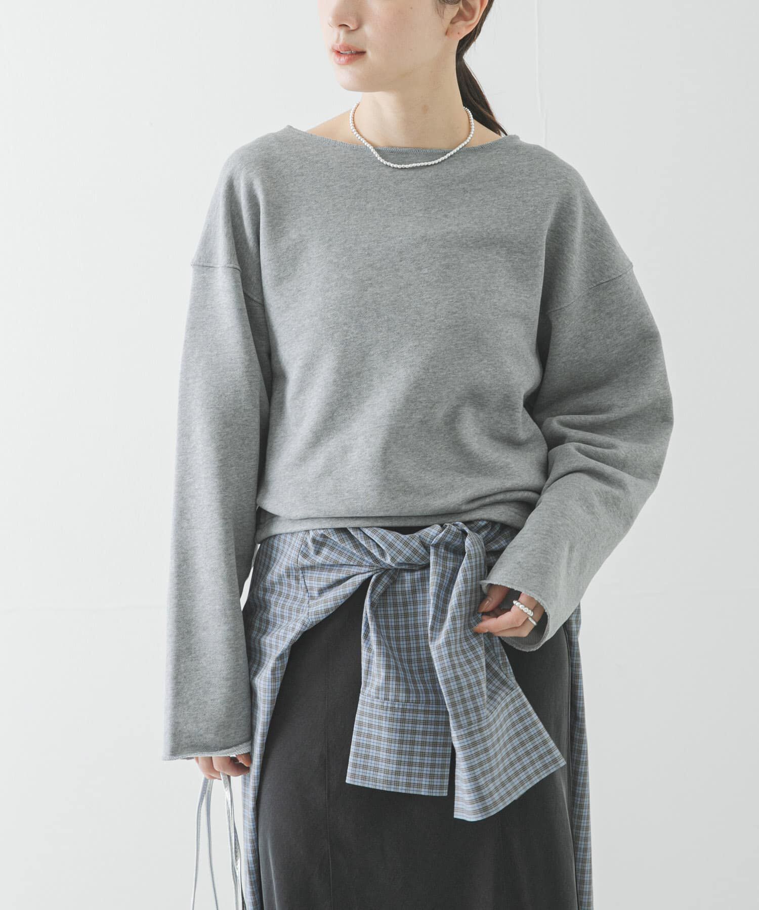 URBAN RESEARCH「カットオフショートスウェット」|スウェット・ジャージ|グレー系その他