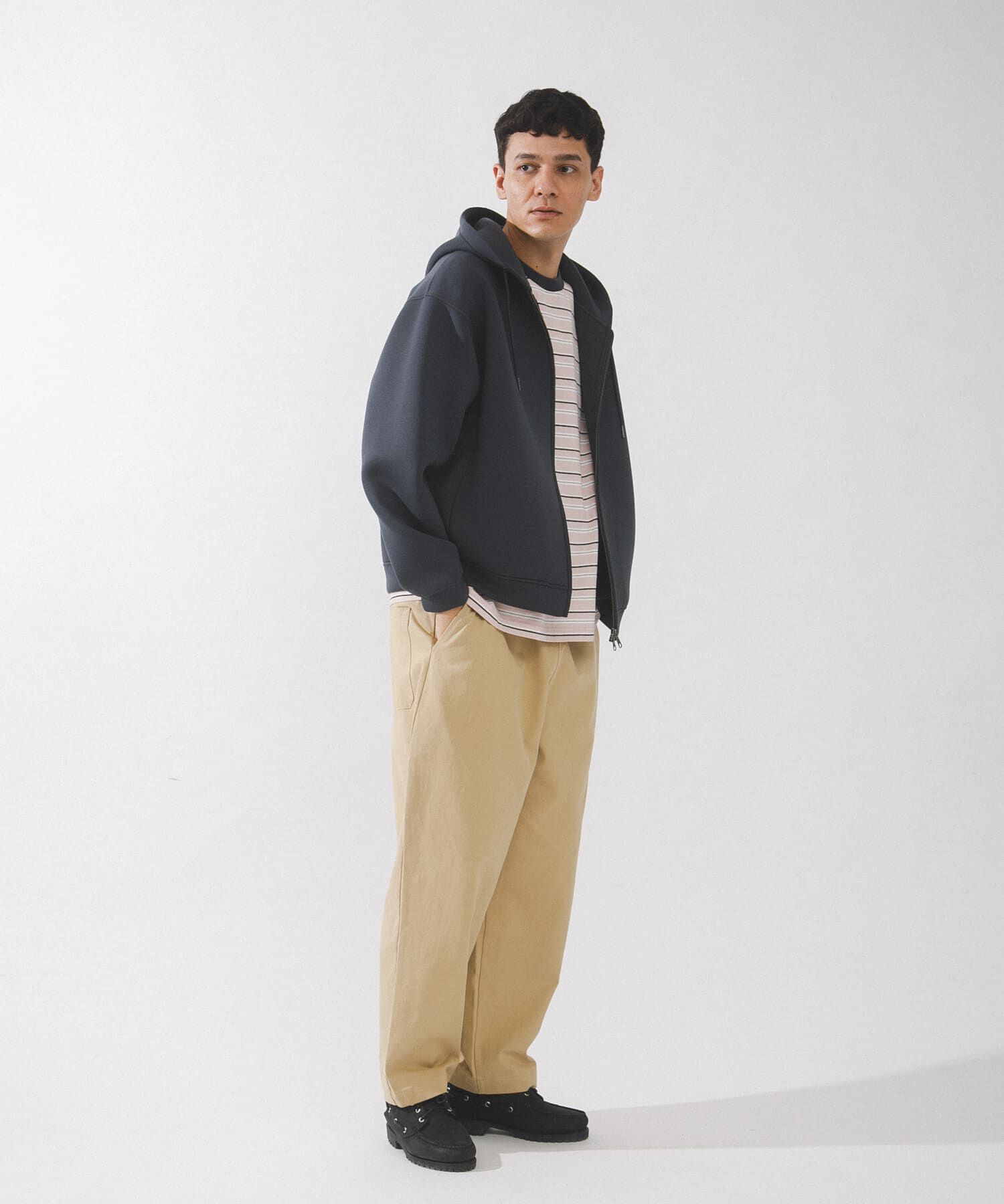 Sonny Label 「ダンボールニットジップアップフーディー」|パーカー|