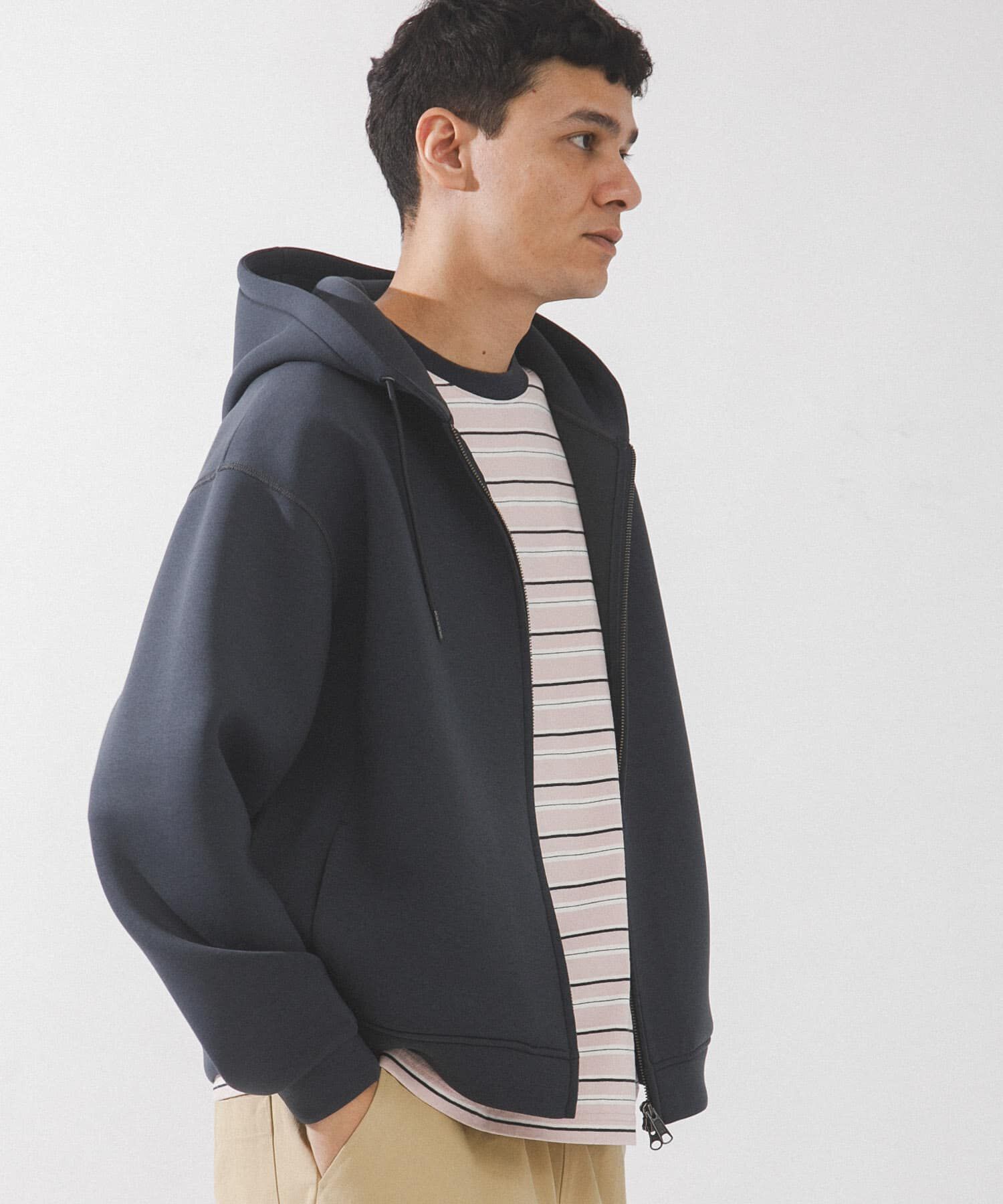 Sonny Label 「ダンボールニットジップアップフーディー」|パーカー|