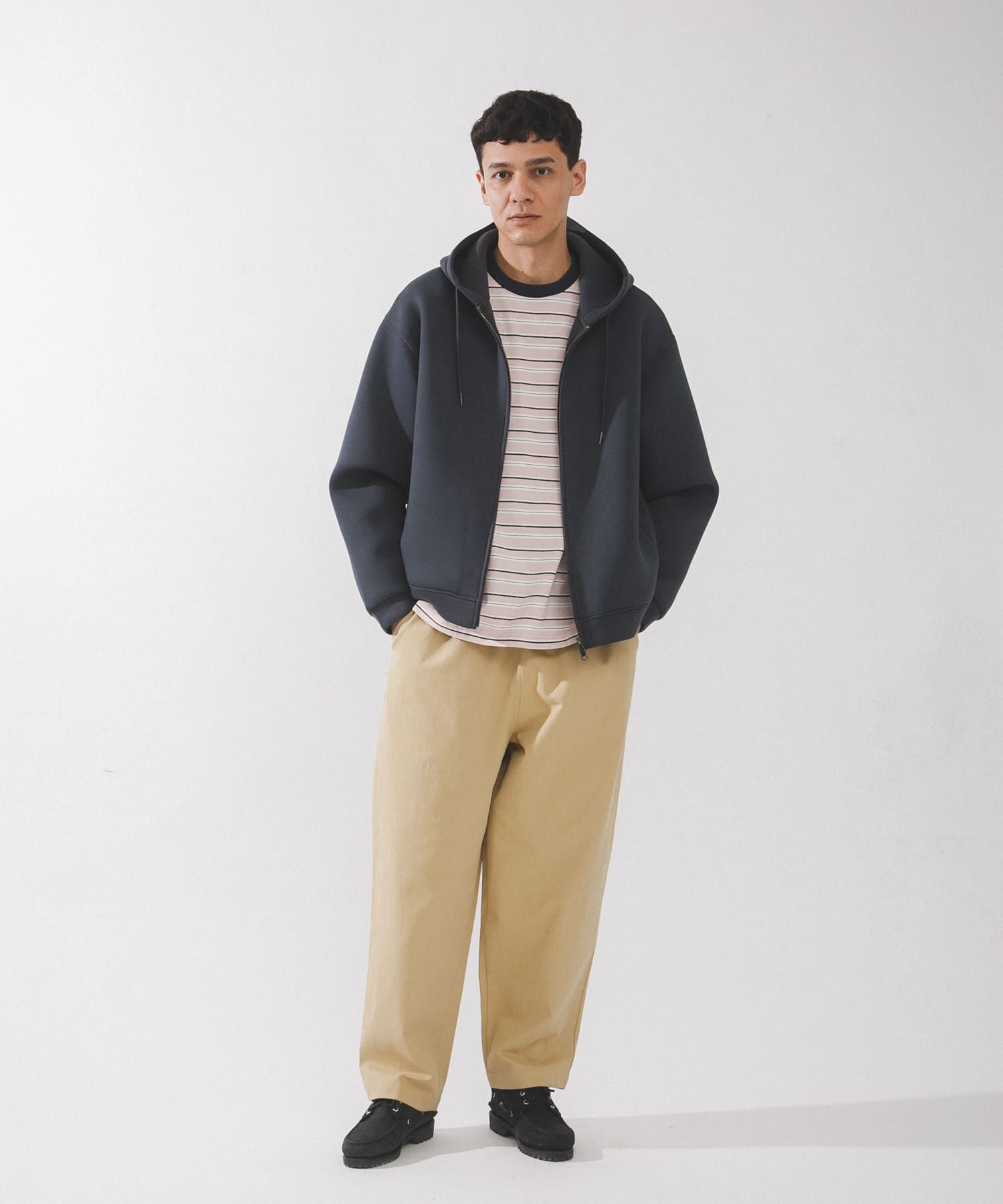 Sonny Label 「ダンボールニットジップアップフーディー」|パーカー|