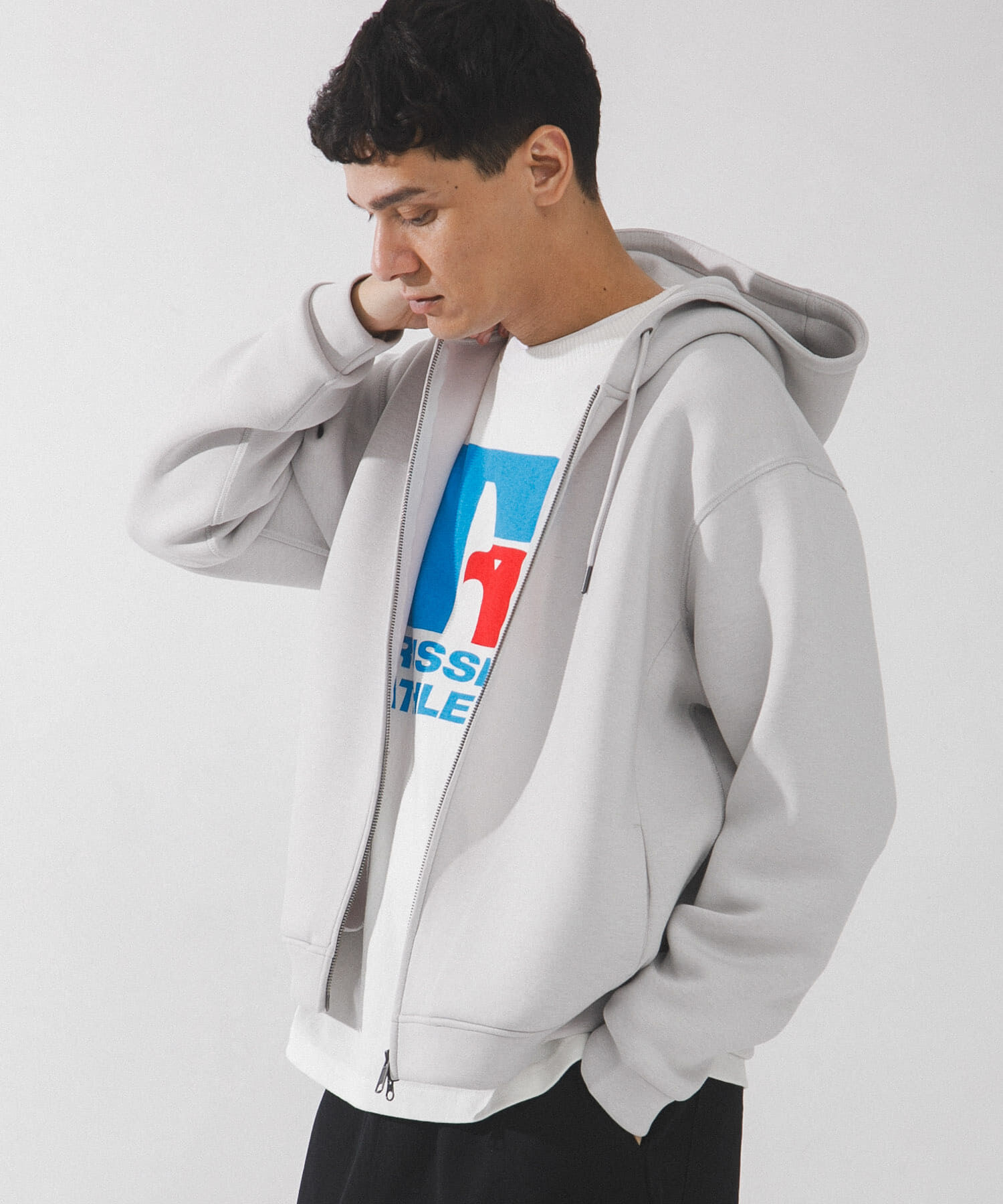 Sonny Label 「ダンボールニットジップアップフーディー」|パーカー|