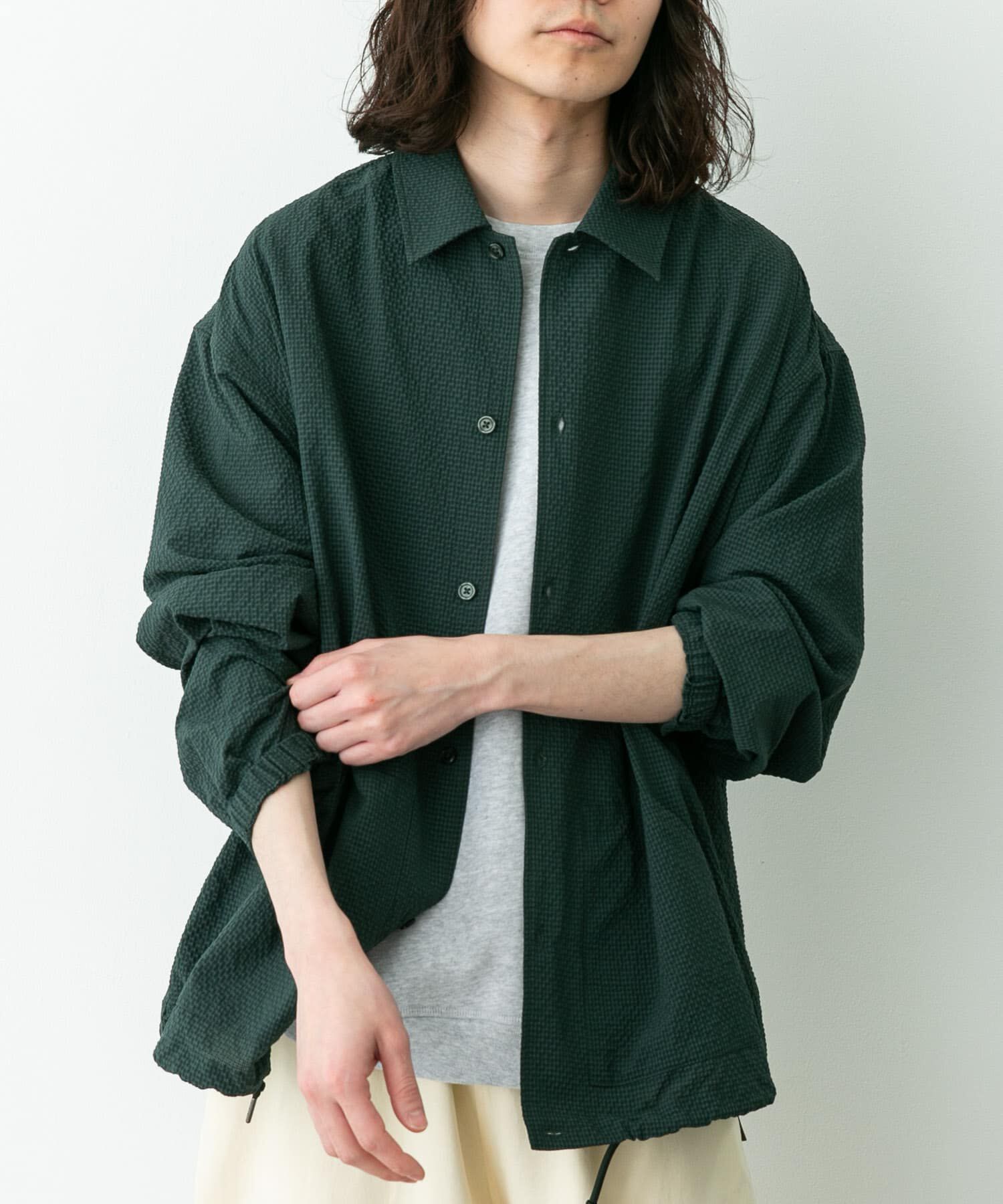 Sonny Label 「シアサッカーコーチジャケット」|ブルゾン・スタジャン|