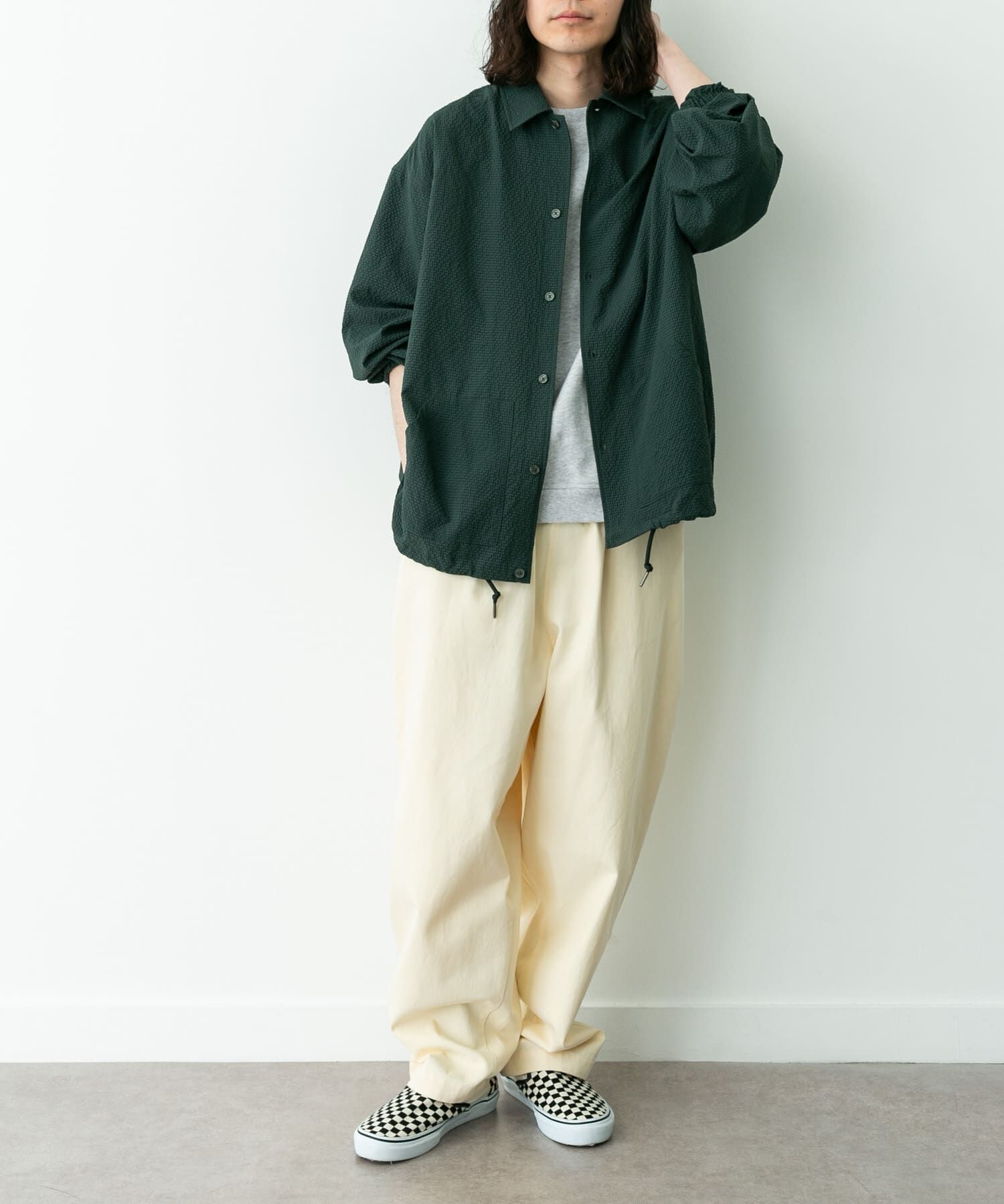 Sonny Label 「シアサッカーコーチジャケット」|ブルゾン・スタジャン|