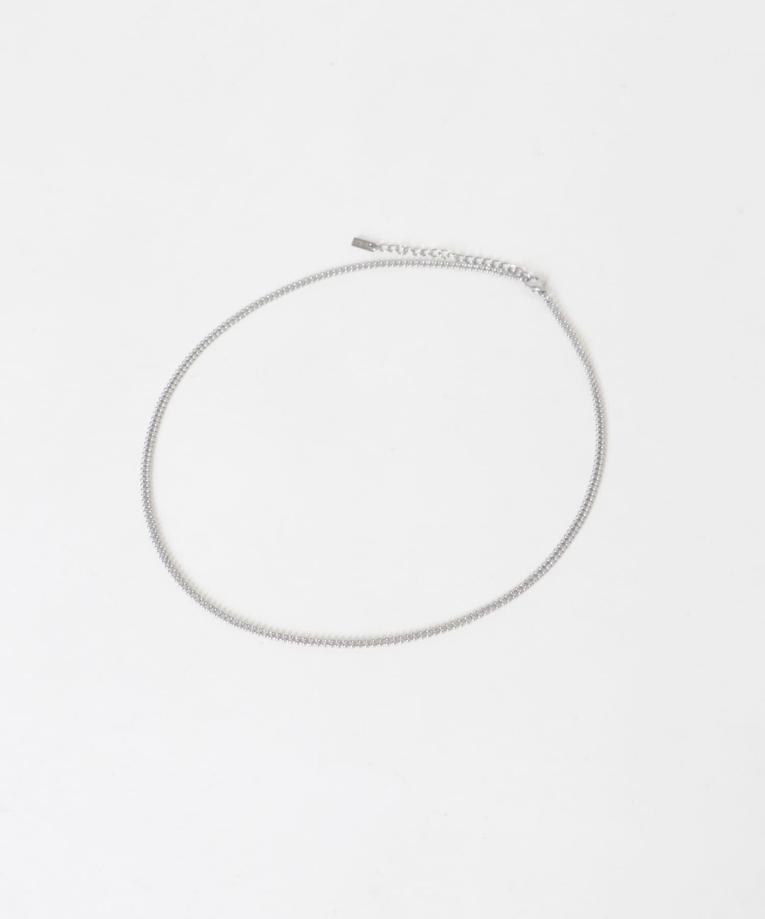 SMELLY「ステンレス2ラインボールチェーンネックレス」|ネックレス|