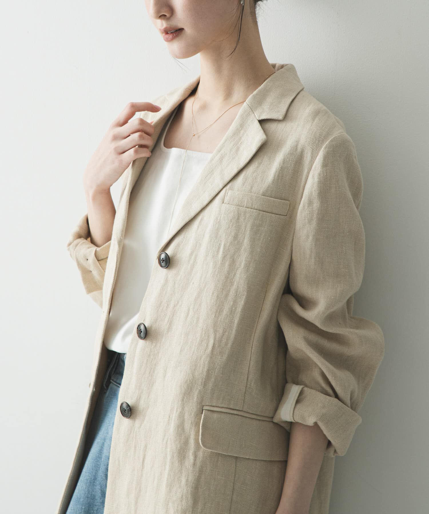 URBAN RESEARCH「オックスリネンテーラードジャケット」|その他|