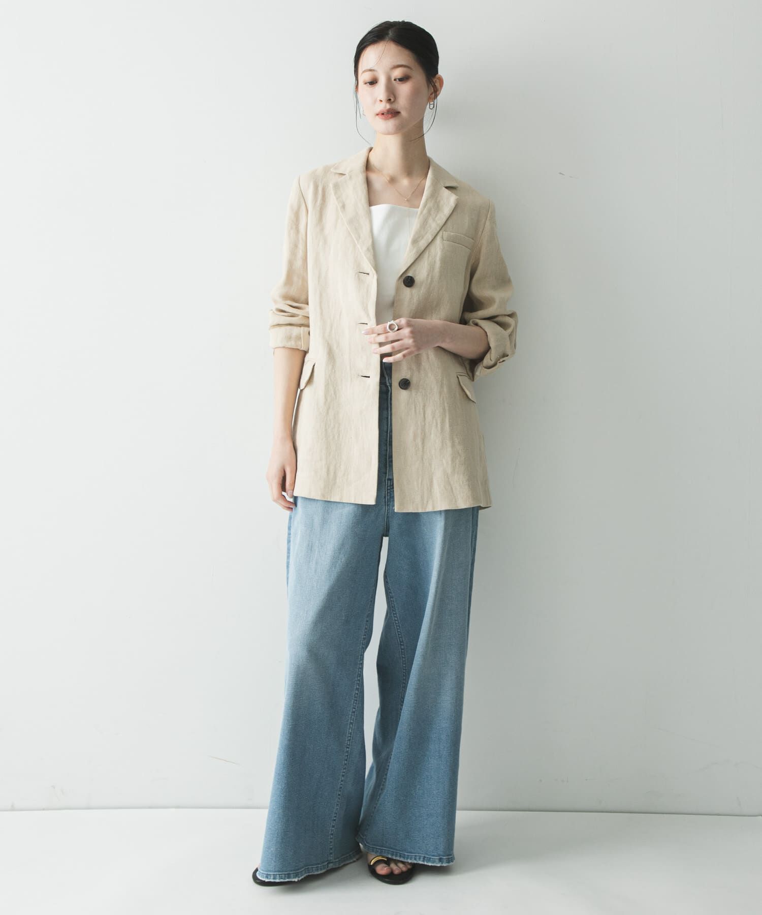 URBAN RESEARCH「オックスリネンテーラードジャケット」|その他|