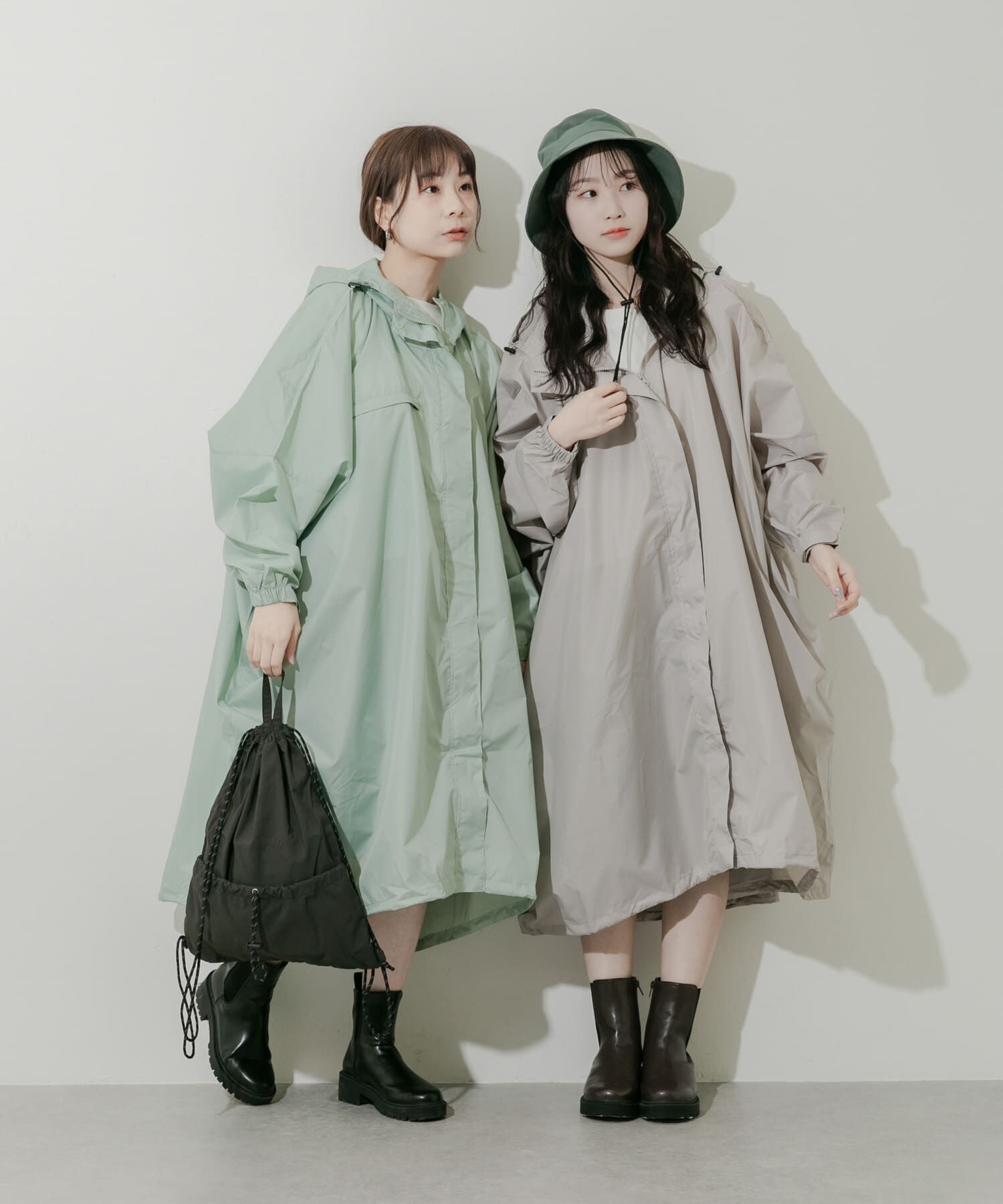 SMELLY「『WEB限定』because　Mods Poncho」|ポンチョ・ケープ|