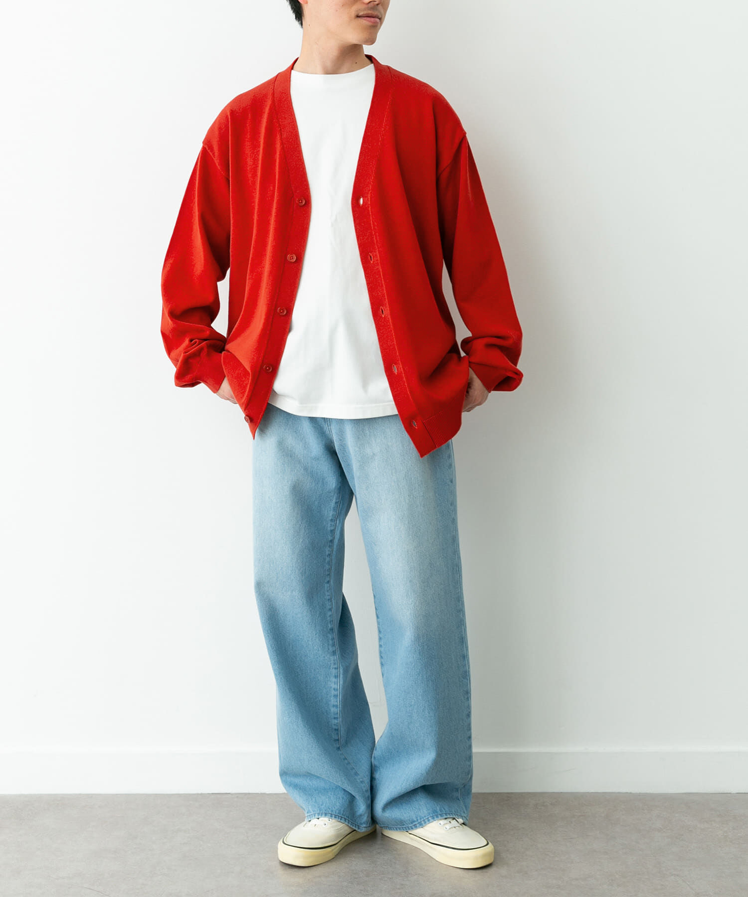 Sonny Label 「強撚コットンニットカーディガン」|カーディガン|