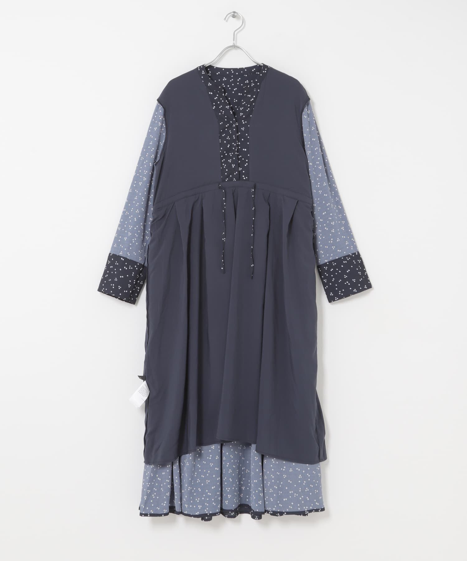 URBAN RESEARCH ROSSO「『WEB限定』ランダムドットボリュームワンピース」|ワンピース|