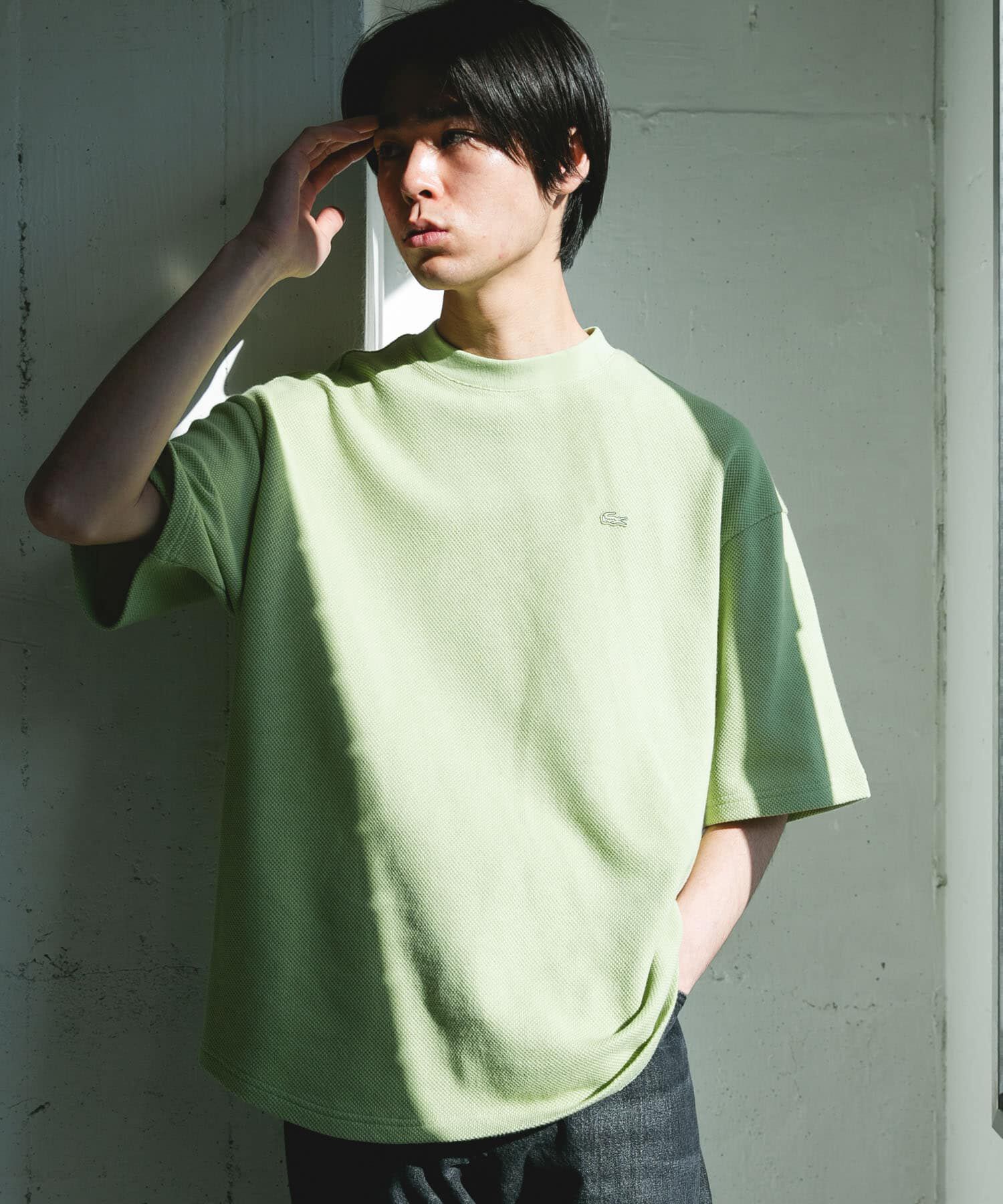 URBAN RESEARCH DOORS「『別注』LACOSTE&times;DOORS　THICK PIQUE ROUND SHORT-SLEEVE」|Tシャツ・カットソー|