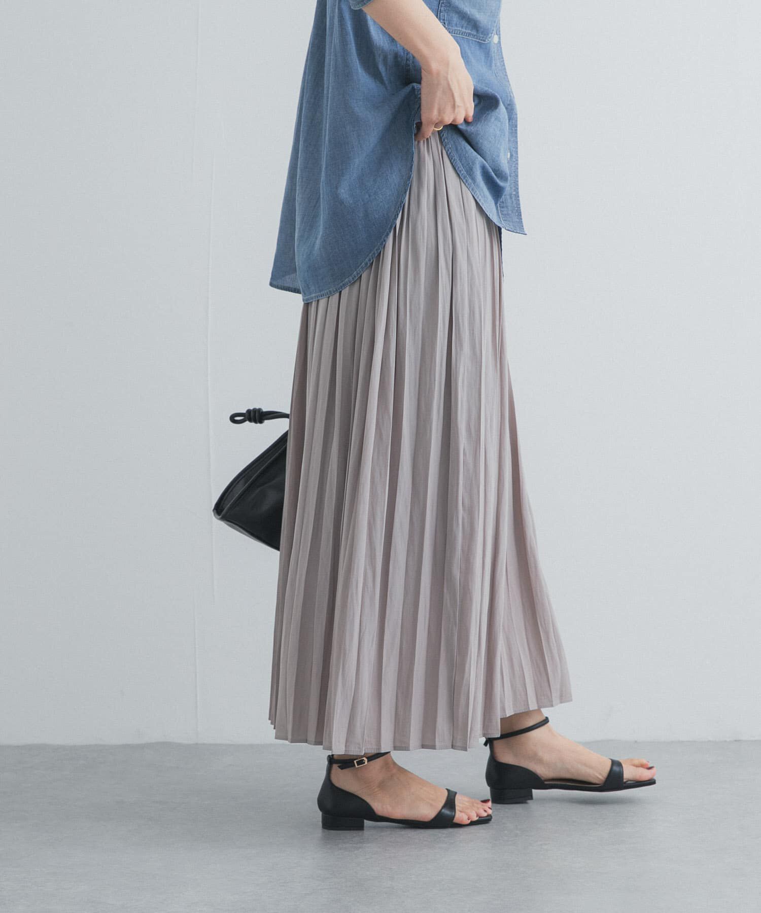 URBAN RESEARCH DOORS「ランダムプリーツスカート」|スカート|