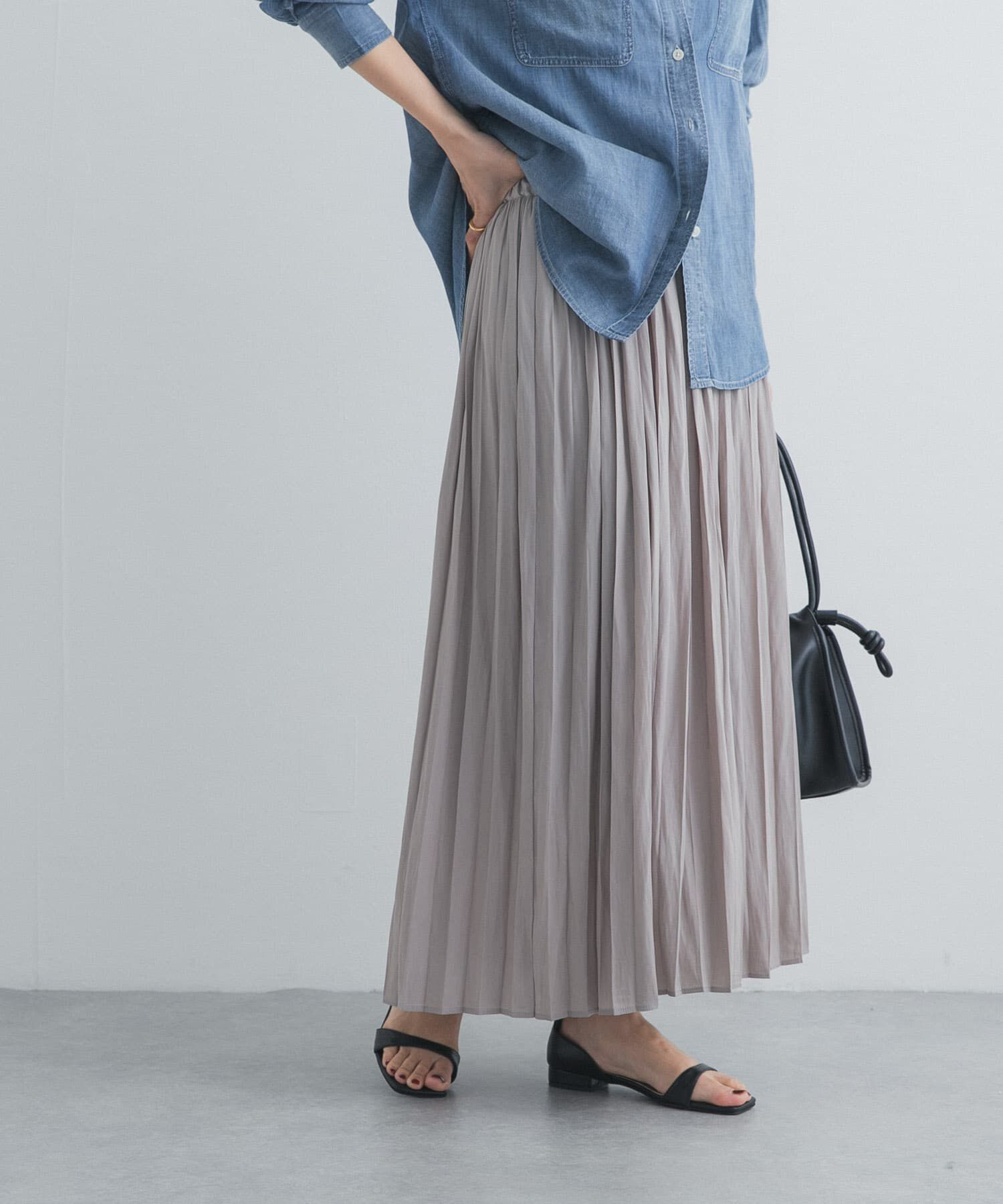 URBAN RESEARCH DOORS「ランダムプリーツスカート」|スカート|