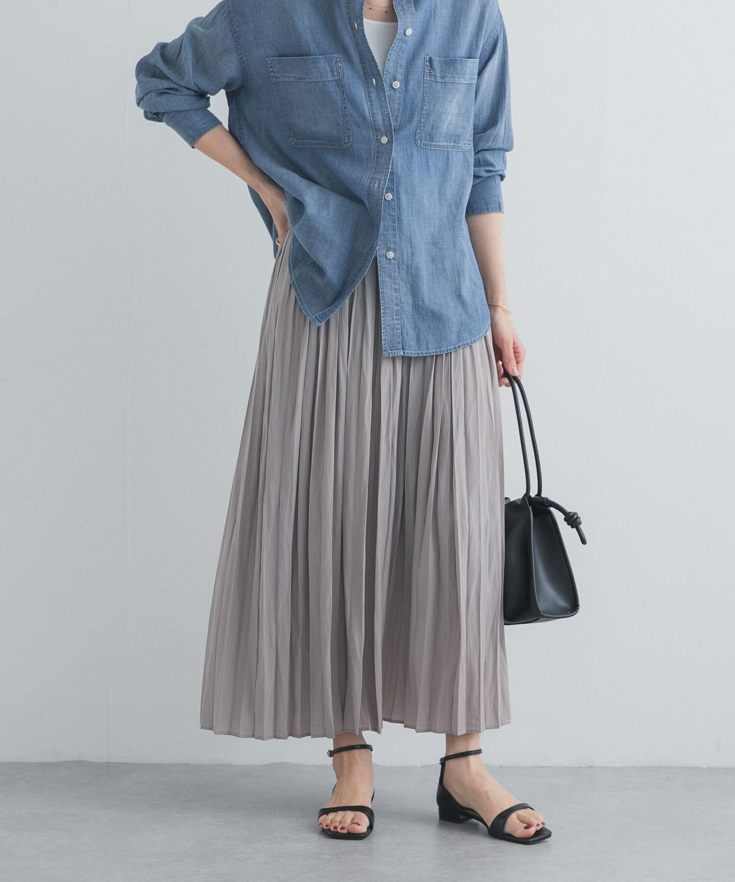 URBAN RESEARCH DOORS「ランダムプリーツスカート」|スカート|