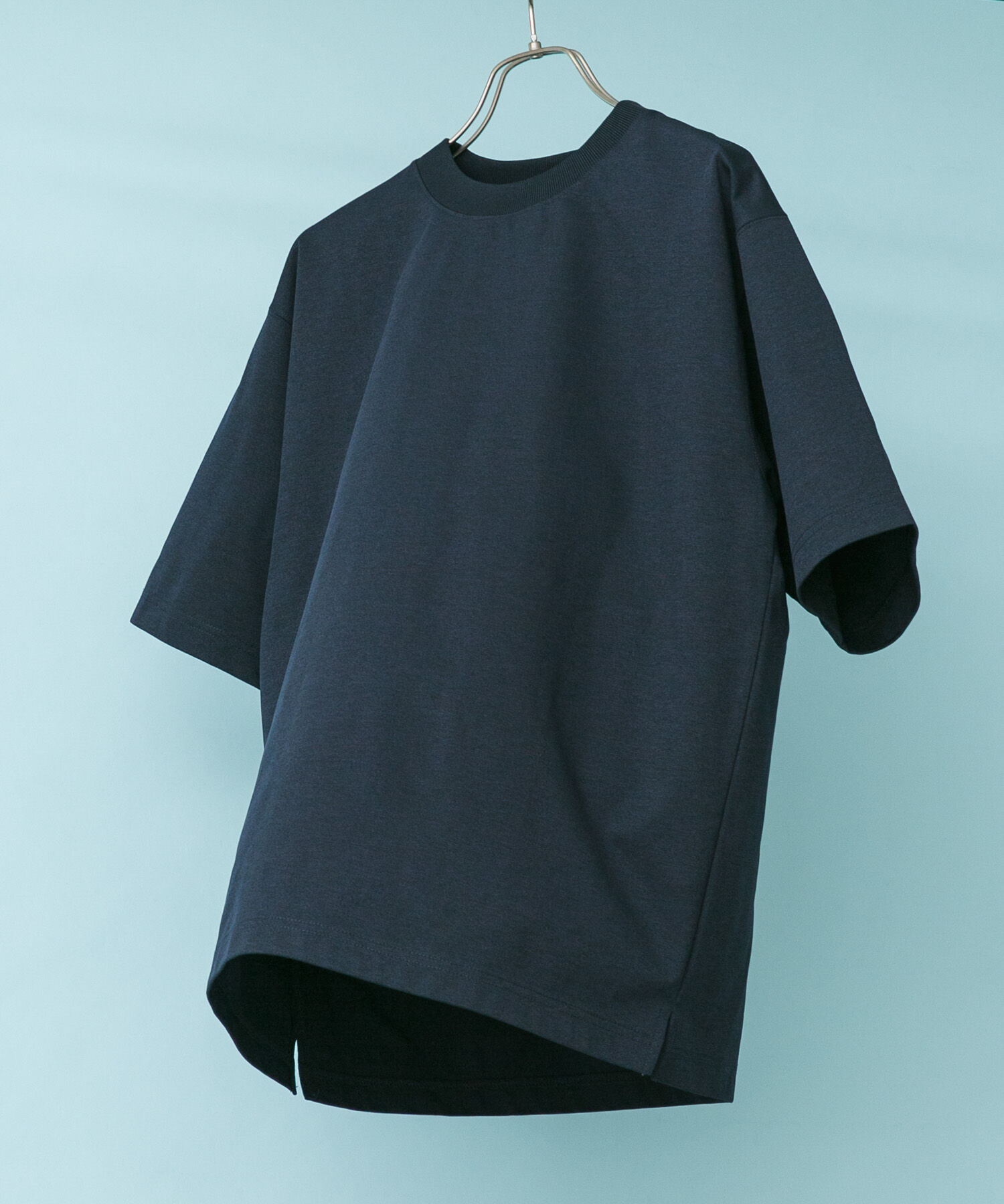 URBAN RESEARCH DOORS「クイックドライ ショートスリーブTシャツ」|Tシャツ・カットソー|ネイビー