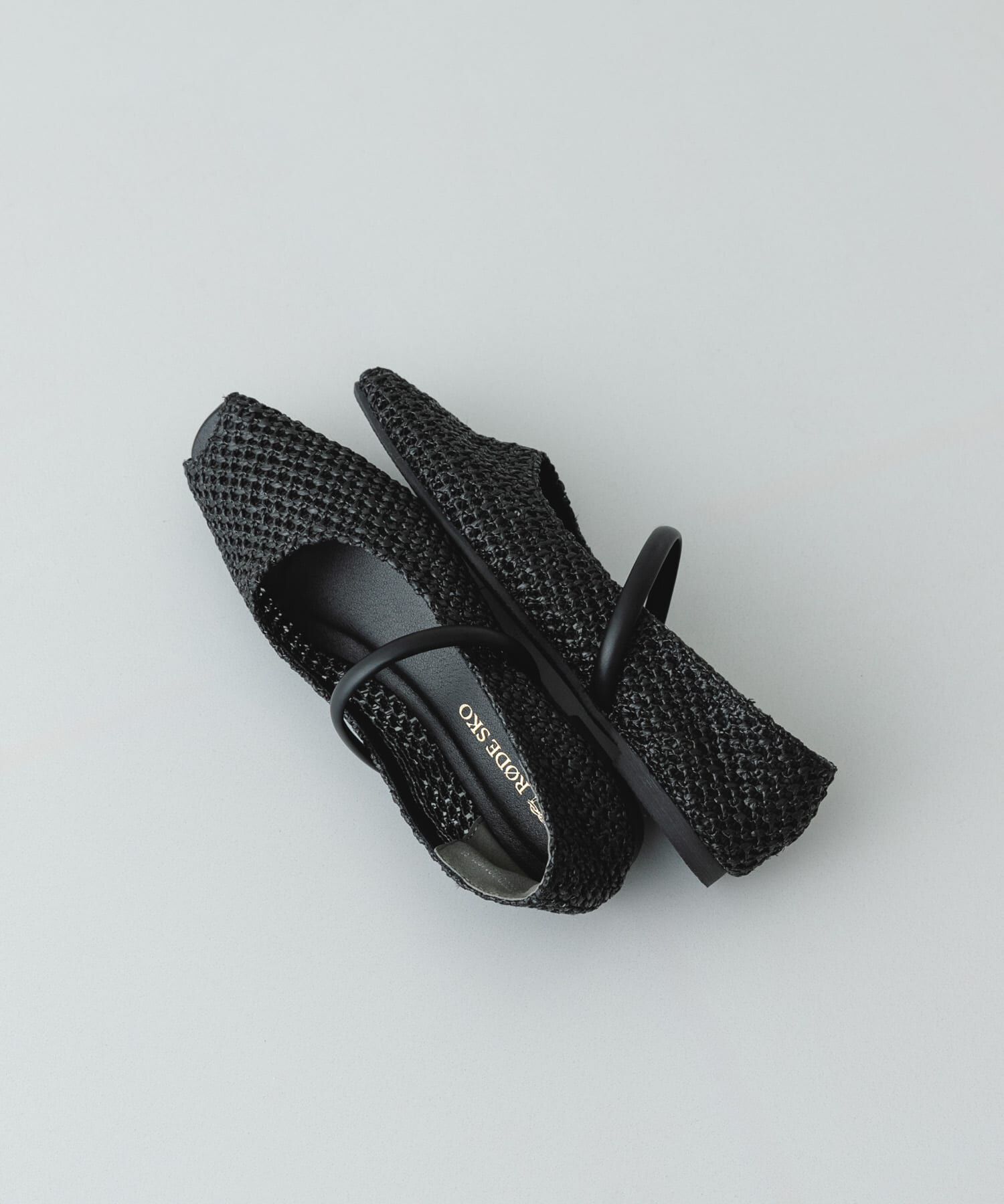 RODE SKO「ピープトゥベルトメッシュフラット」|その他|