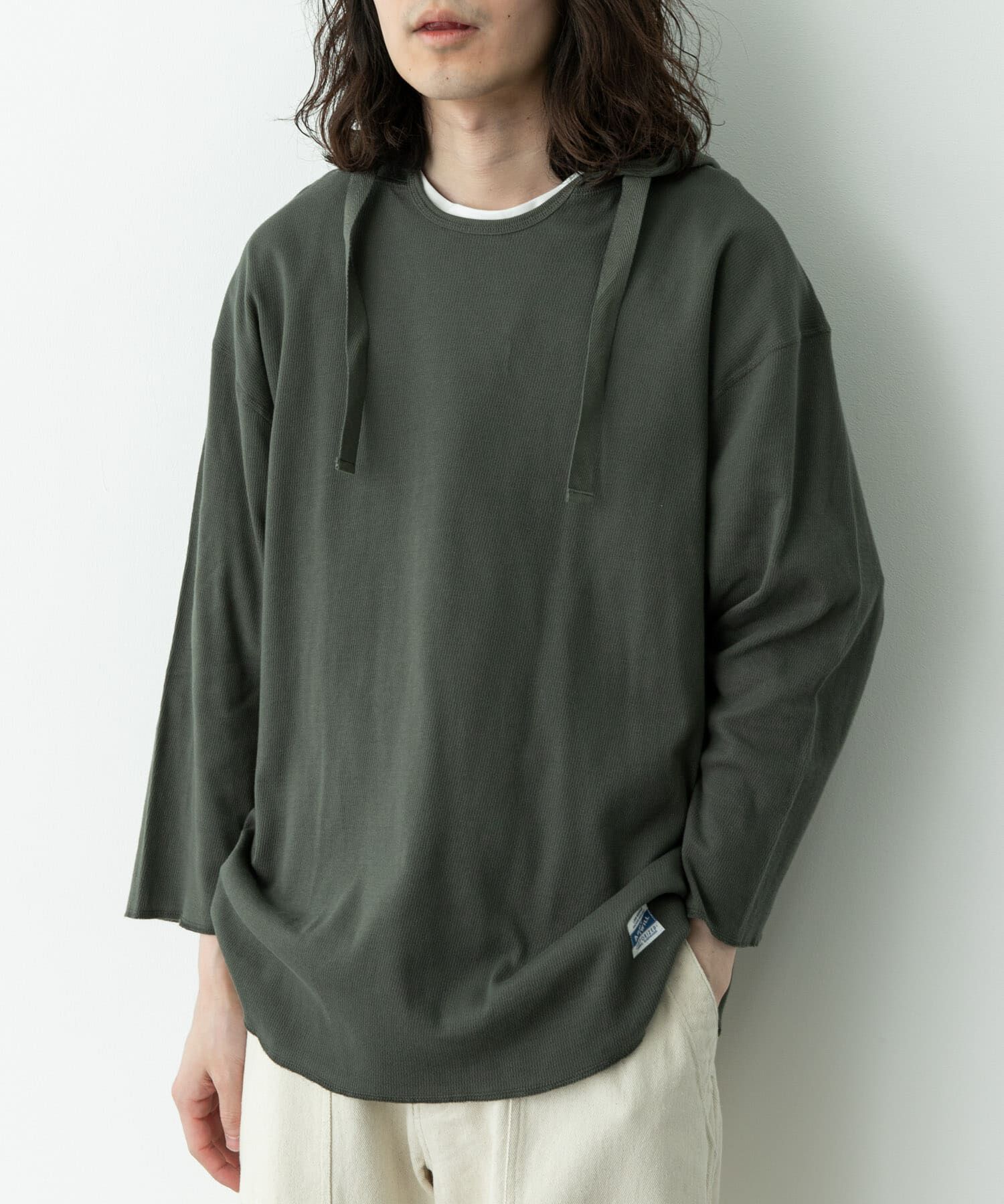 Sonny Label 「ARMY TWILL　LIGHT HONEYCOMB HOODIE」|Tシャツ・カットソー|オリーブ