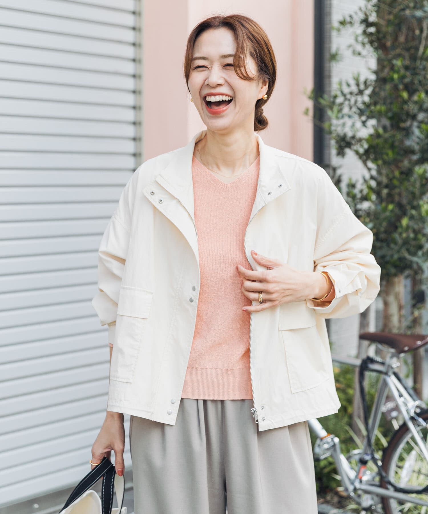 URBAN RESEARCH DOORS「撥水/防花粉スタンドブルゾン」|ブルゾン・スタジャン|