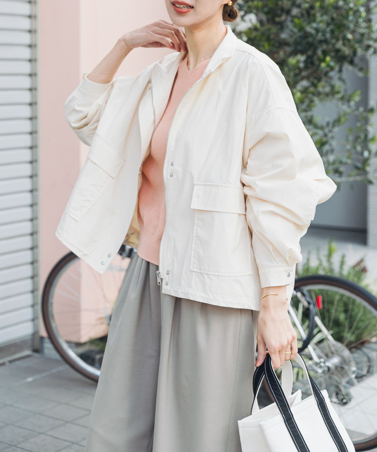 URBAN RESEARCH DOORS「撥水/防花粉スタンドブルゾン」|ブルゾン・スタジャン|