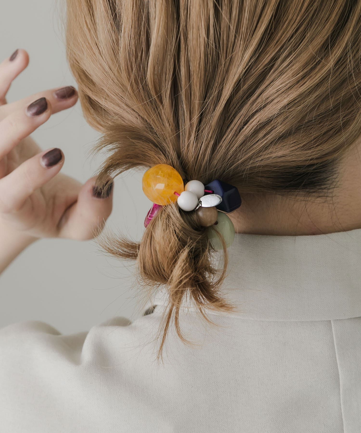 SMELLY「ボリュームモチーフヘアポニー」|ヘアゴム・シュシュ|