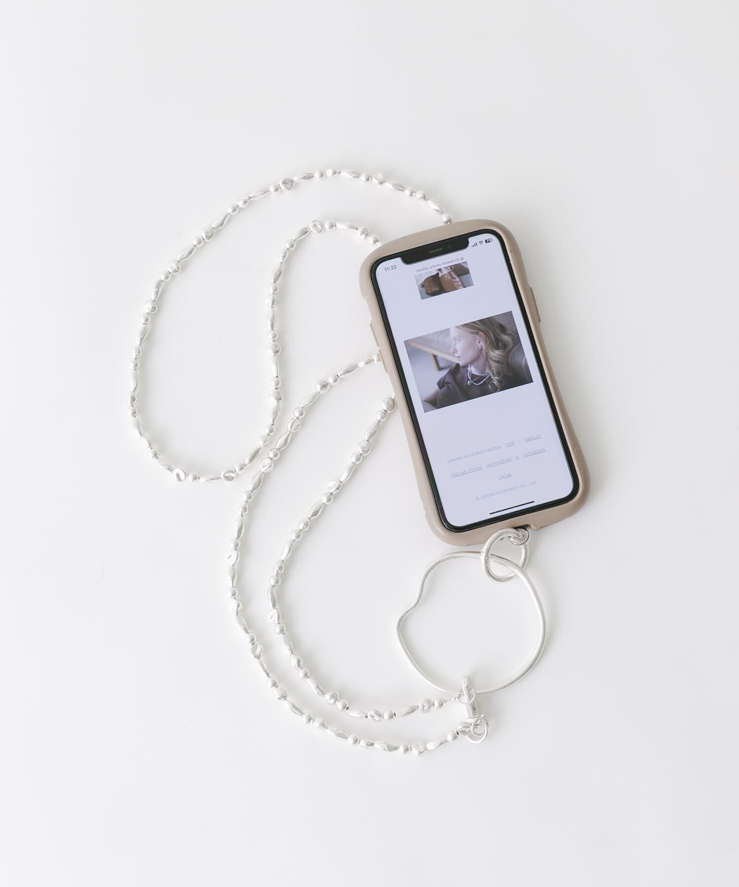 SMELLY「ニュアンスメタルマルチショルダー」|モバイルケース|