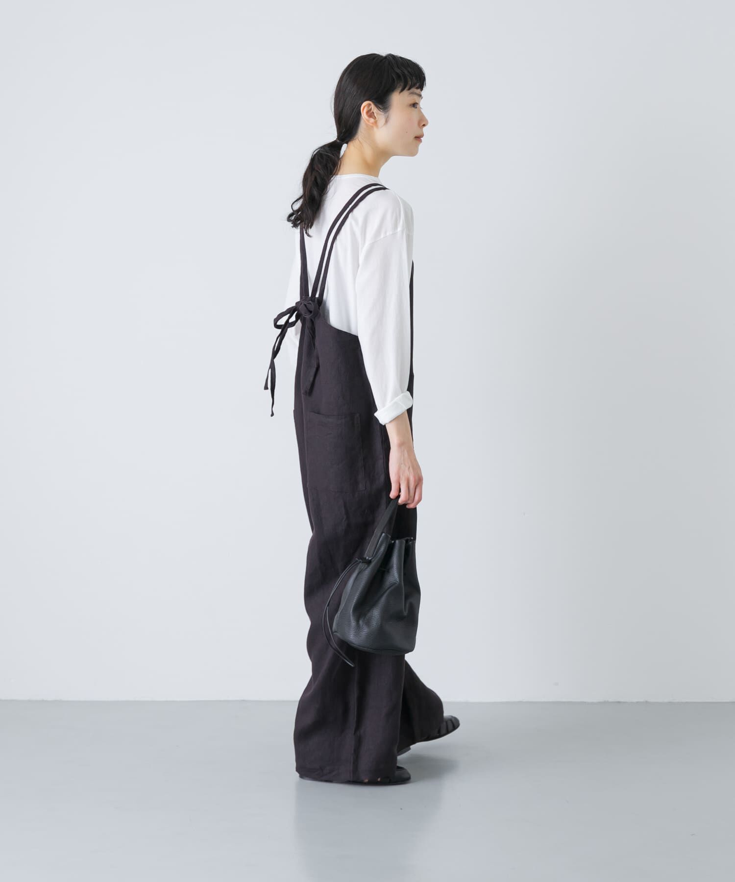 かぐれ「リネンサロペット」|オールインワン|