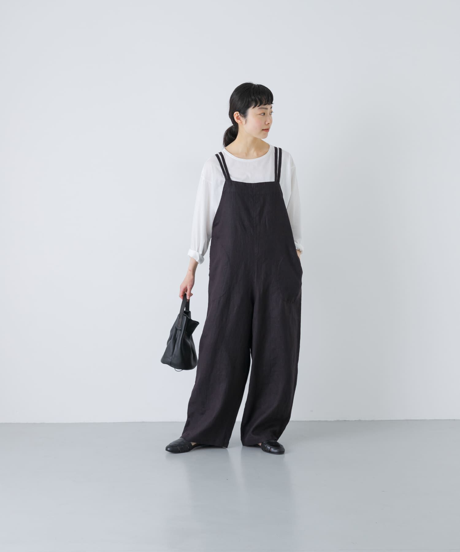 かぐれ「リネンサロペット」|オールインワン|