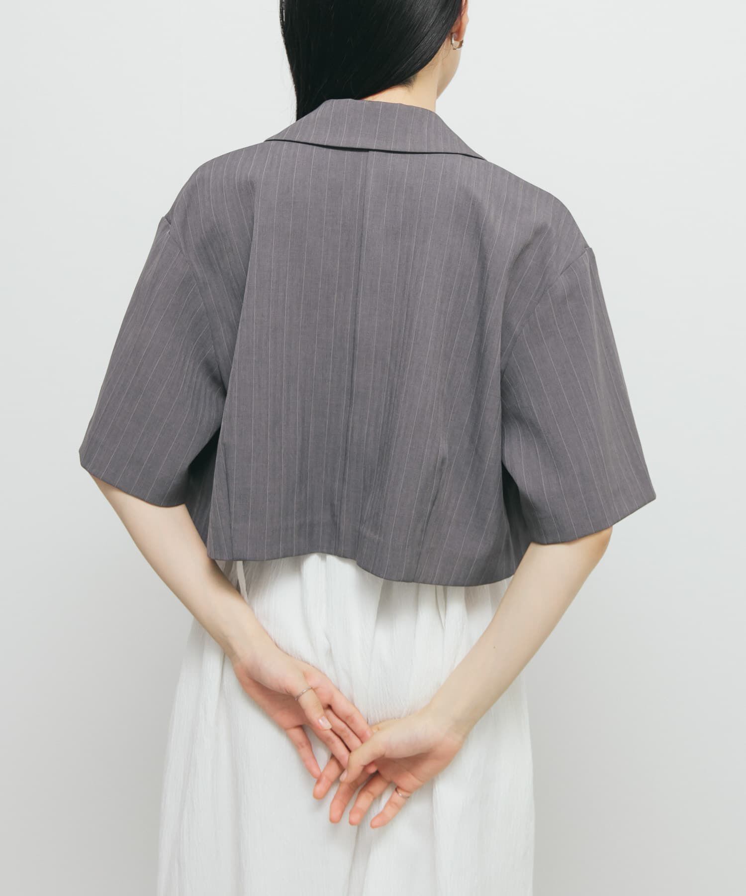  「ストライプショートジャケット」|その他|