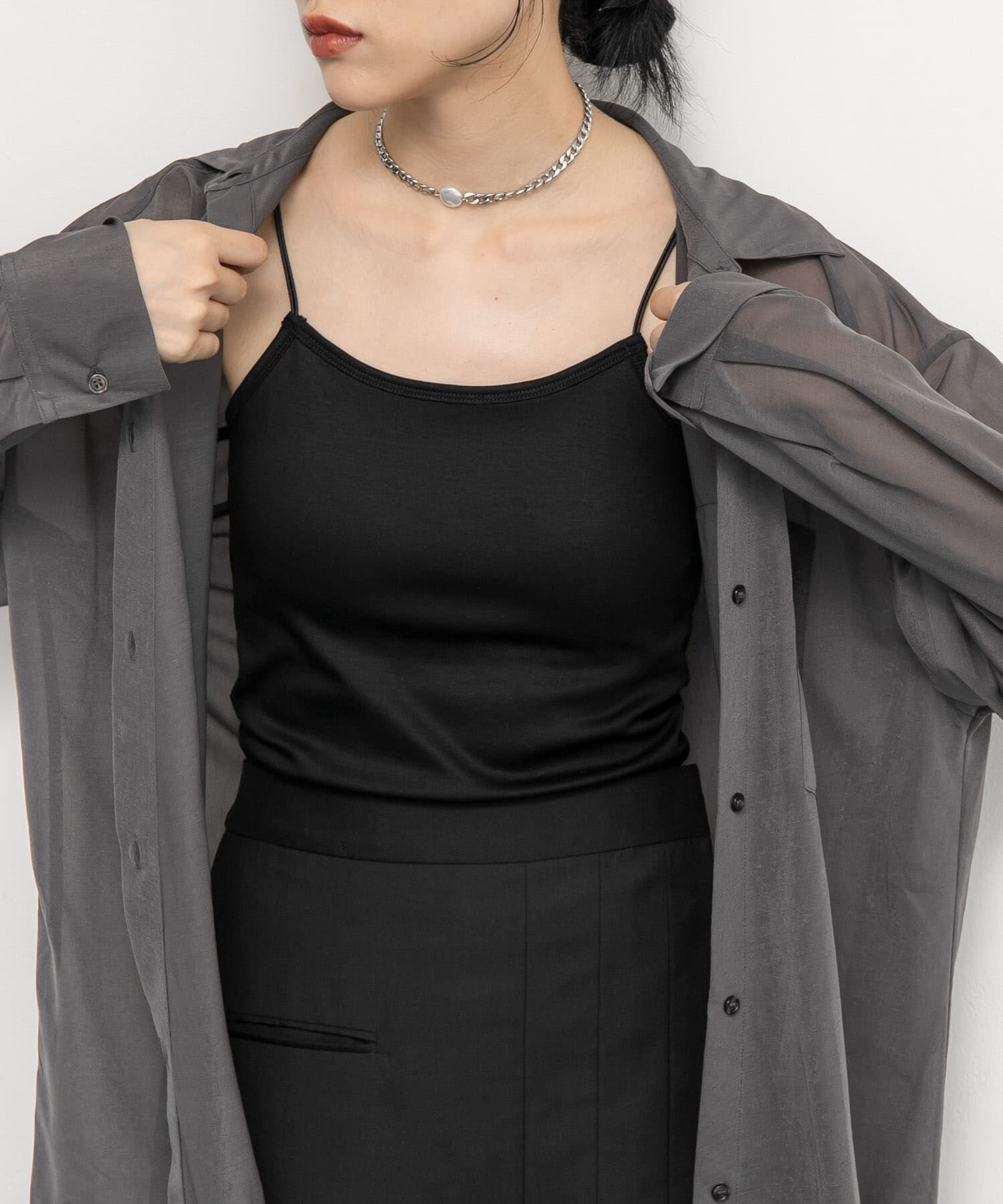  「スパゲティダブルストラップキャミソール」|キャミソール|