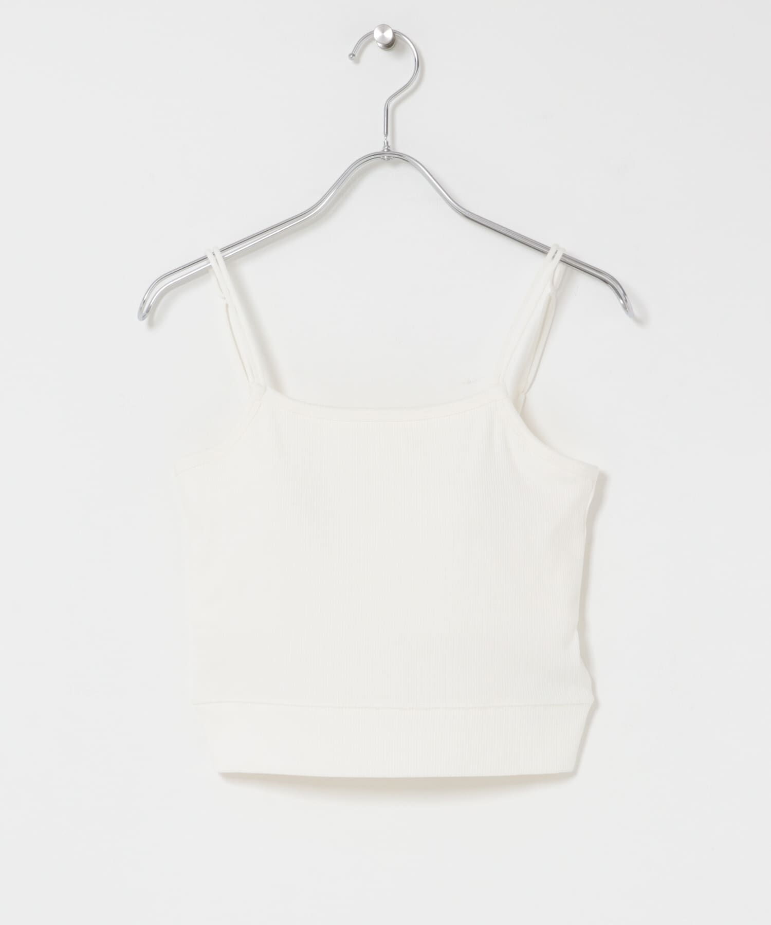  「ダブルストラップクロップドキャミソール」|キャミソール|