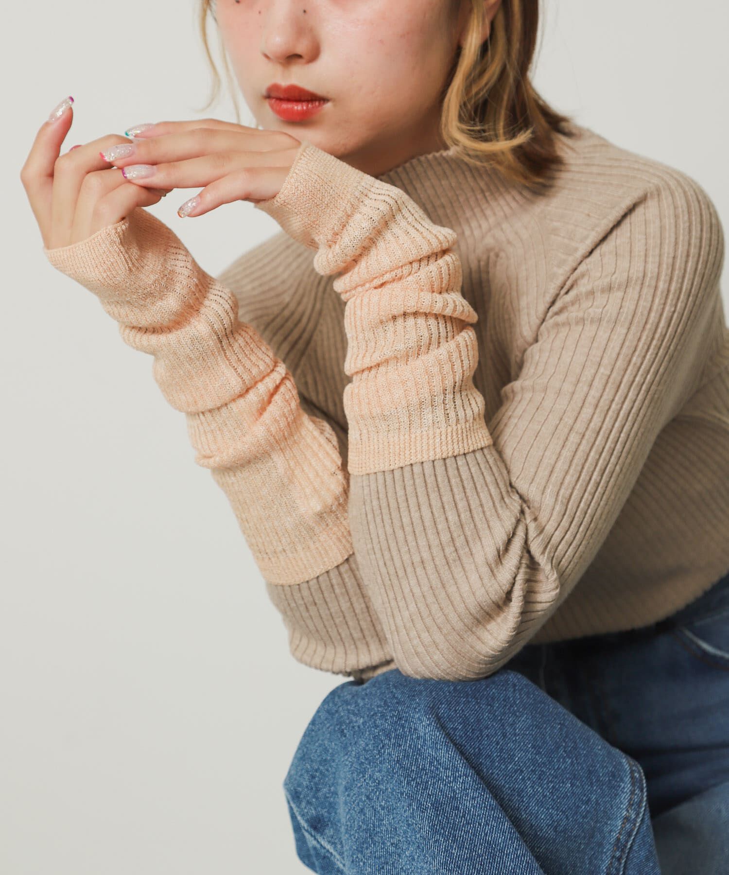 SENSE OF PLACE by URBAN RESEARCH「アソートアームウォーマー」|手袋|