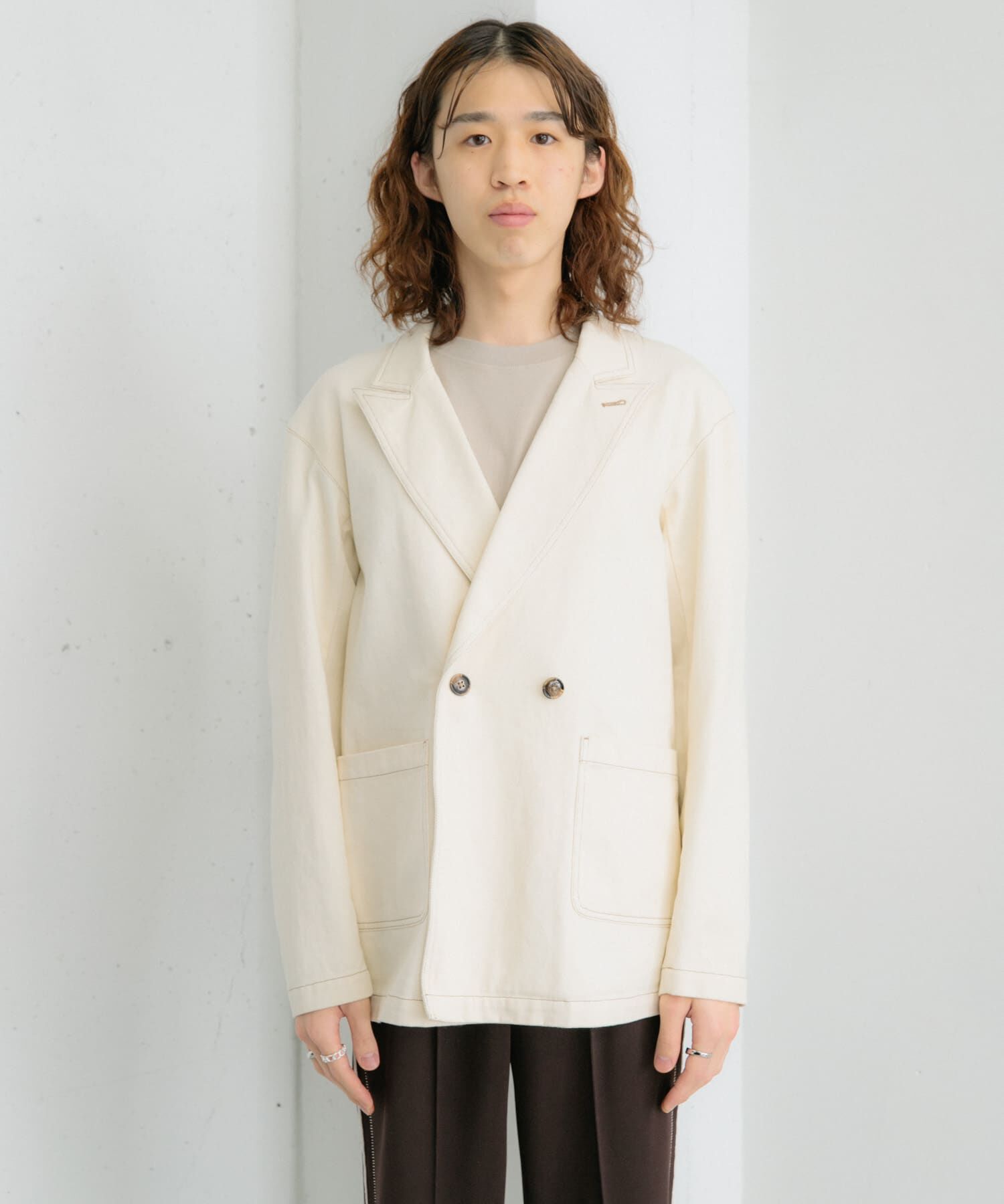 SENSE OF PLACE by URBAN RESEARCH「カツラギステッチアウトルーズジャケット」|その他|