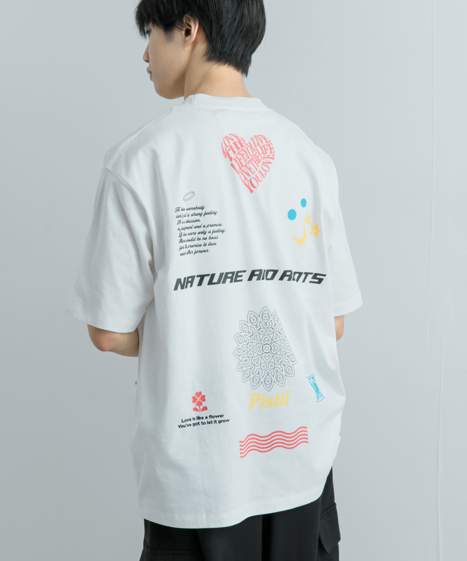 SENSE OF PLACE by URBAN RESEARCH「ロゴグラフィックTシャツ(5分袖) A」|Tシャツ・カットソー|