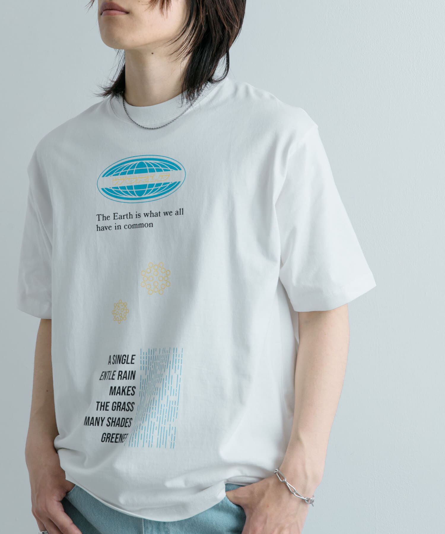 SENSE OF PLACE by URBAN RESEARCH「ロゴグラフィックTシャツ(5分袖) A」|Tシャツ・カットソー|