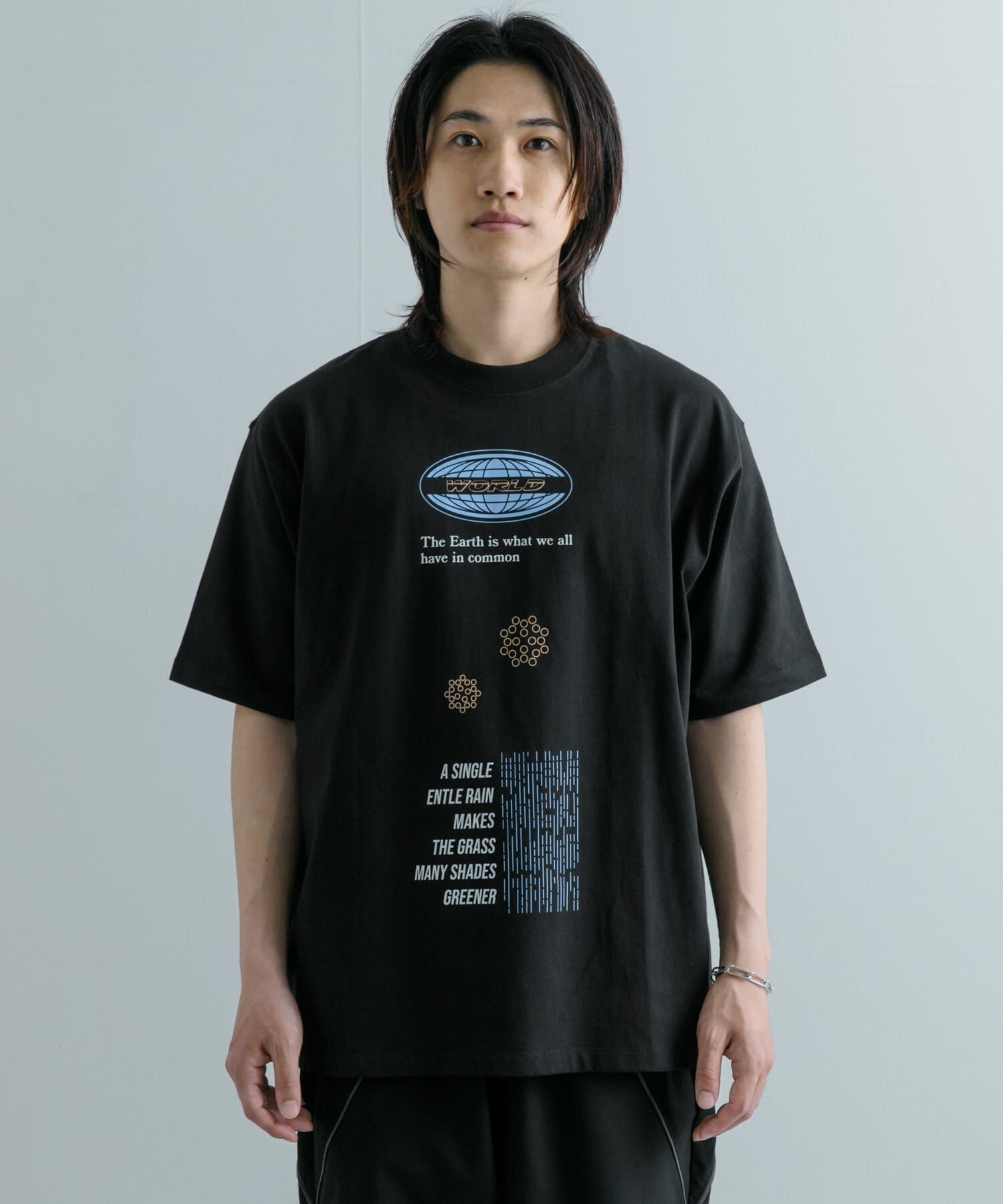 SENSE OF PLACE by URBAN RESEARCH「ロゴグラフィックTシャツ(5分袖) A」|Tシャツ・カットソー|