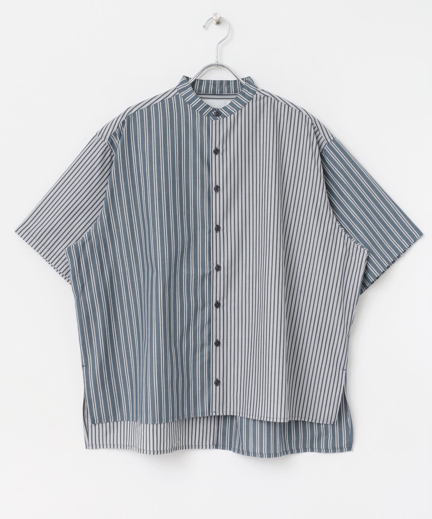 SENSE OF PLACE by URBAN RESEARCH「『ユニセックス』ストライプブロックドルーズシャツ」|シャツ・ブラウス|