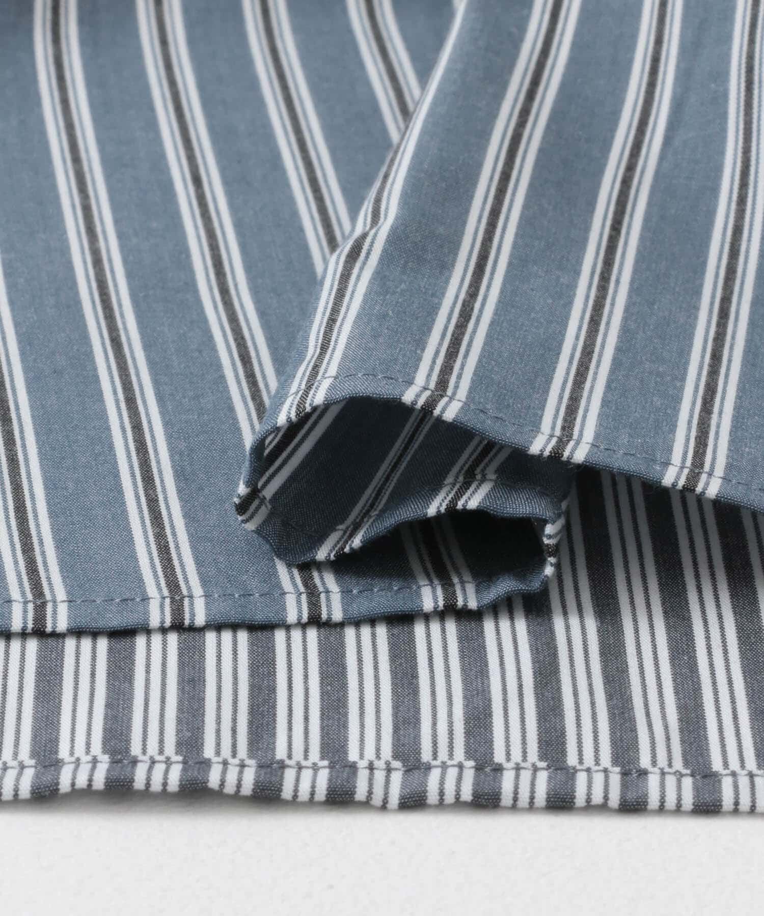 SENSE OF PLACE by URBAN RESEARCH「『ユニセックス』ストライプブロックドルーズシャツ」|シャツ・ブラウス|