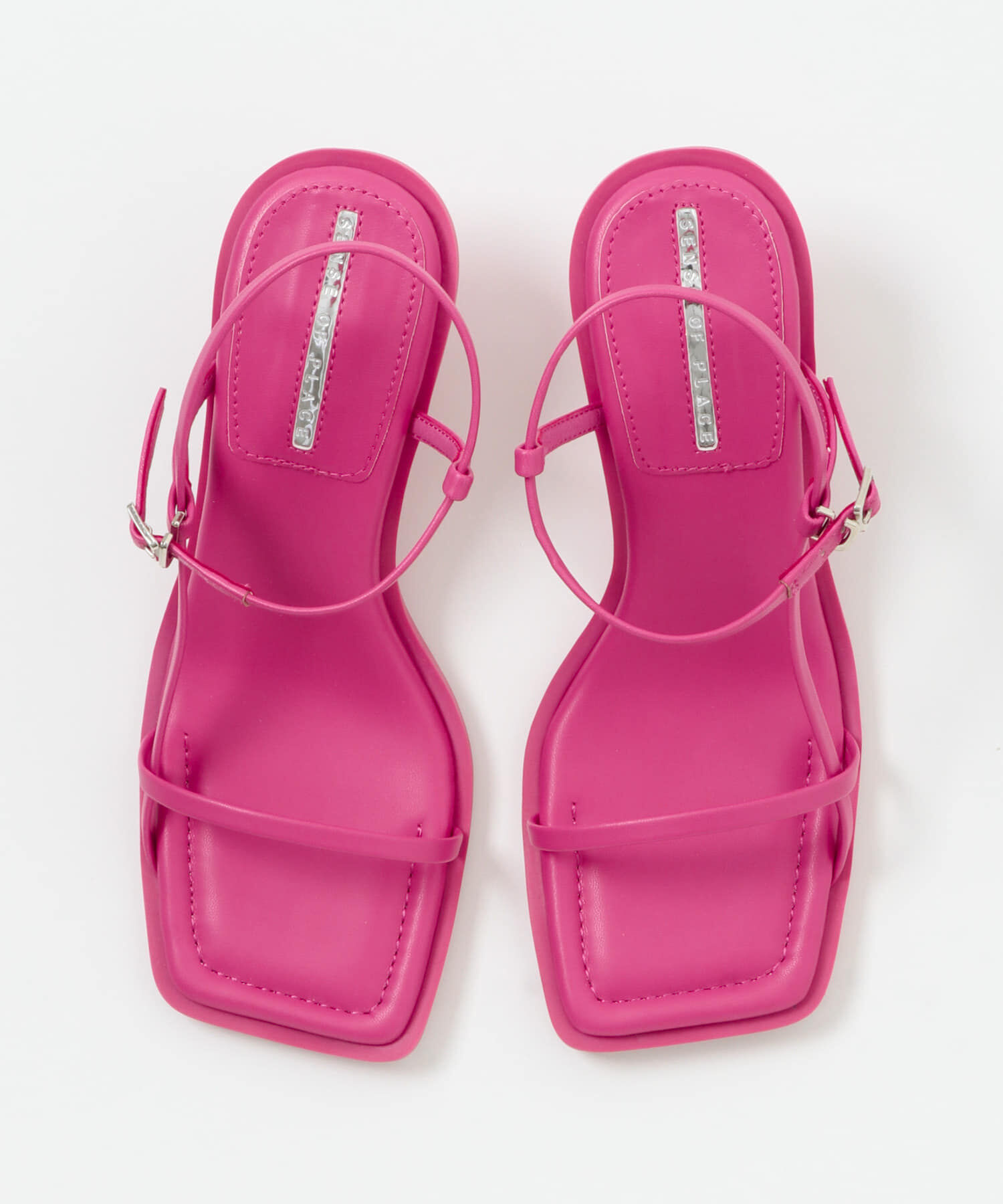 SENSE OF PLACE by URBAN RESEARCH「ワイドスクエアストラップサンダル」|サンダル|