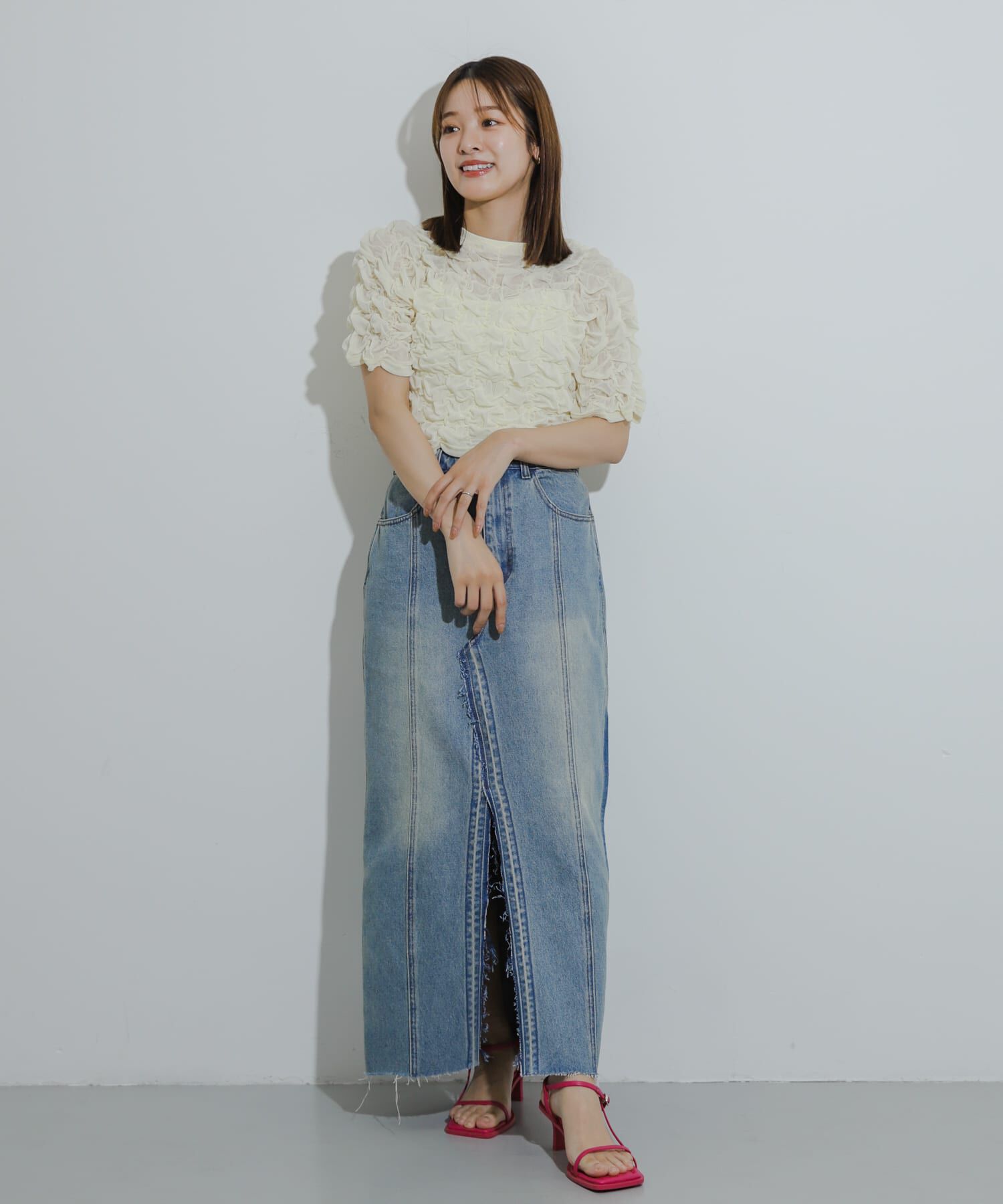 SENSE OF PLACE by URBAN RESEARCH「ワイドスクエアストラップサンダル」|サンダル|