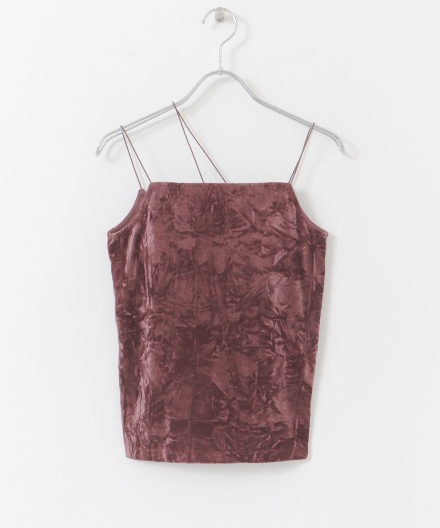 SENSE OF PLACE by URBAN RESEARCH「『サイズ展開あり』ベロアカップツキキャミソール」|キャミソール|