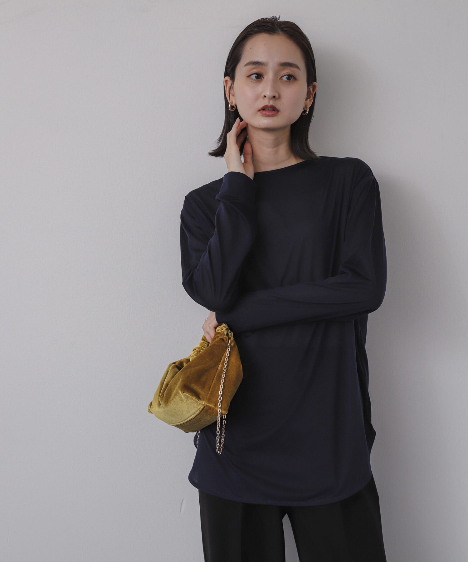 SENSE OF PLACE by URBAN RESEARCH「ラウンドテールシアールーズトップ」|Tシャツ・カットソー|