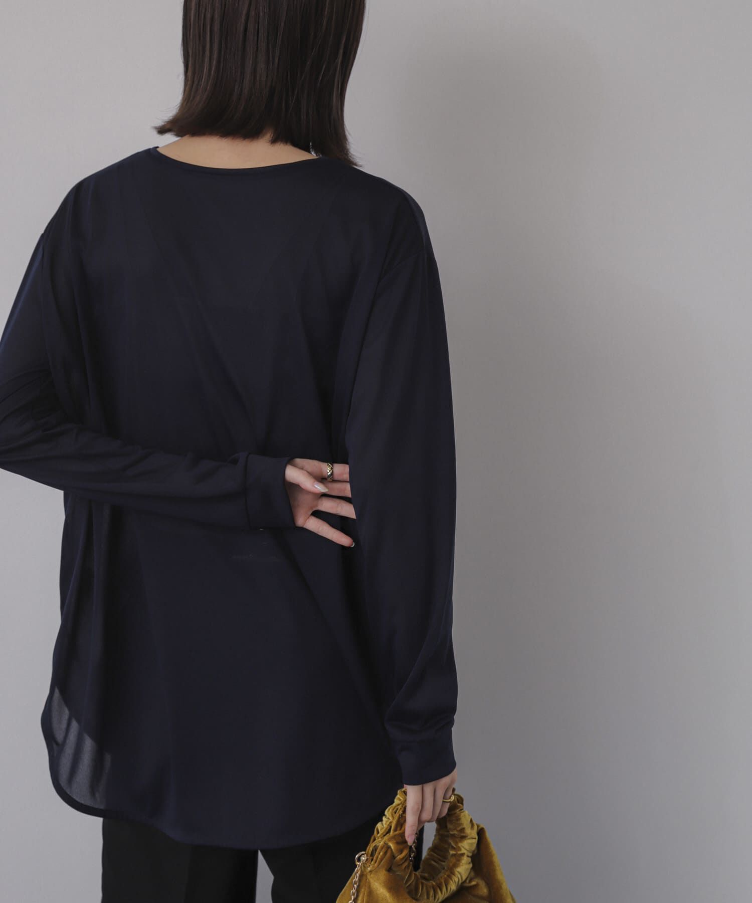 SENSE OF PLACE by URBAN RESEARCH「ラウンドテールシアールーズトップ」|Tシャツ・カットソー|